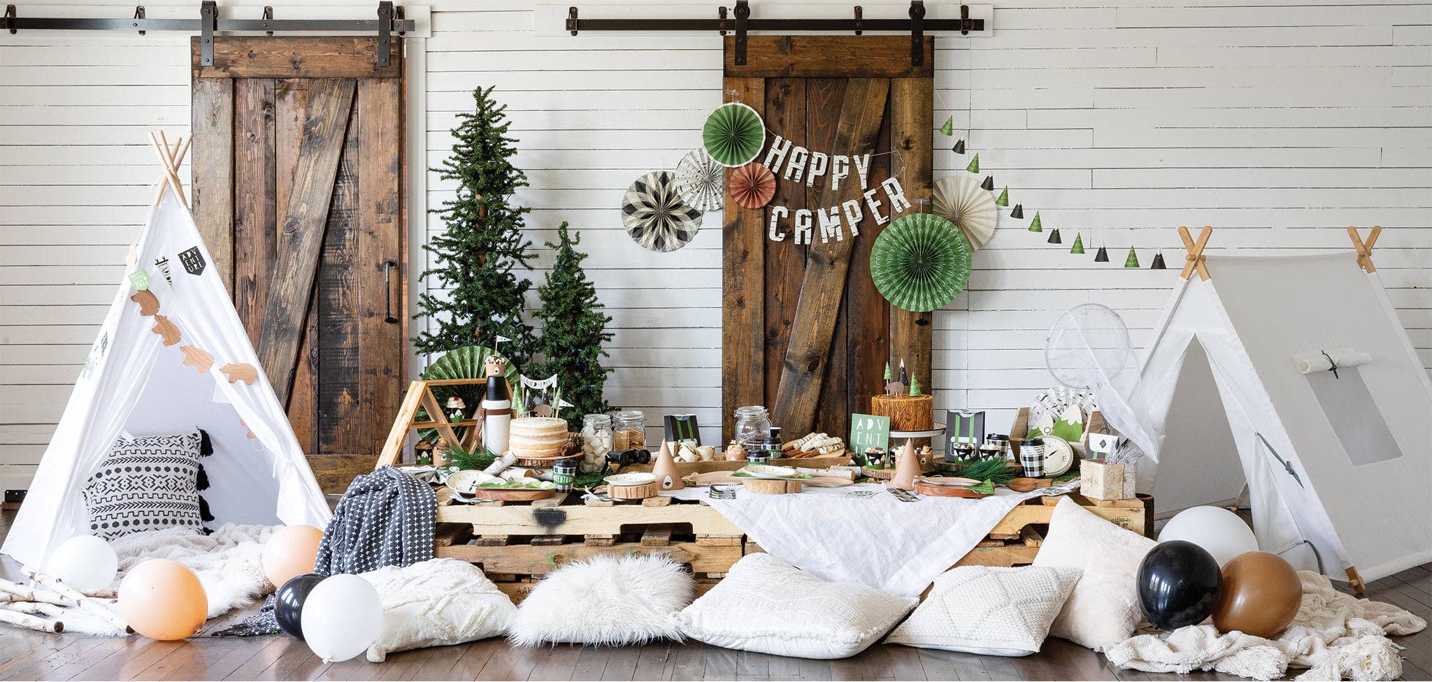 Adventure Party Fans Decor
