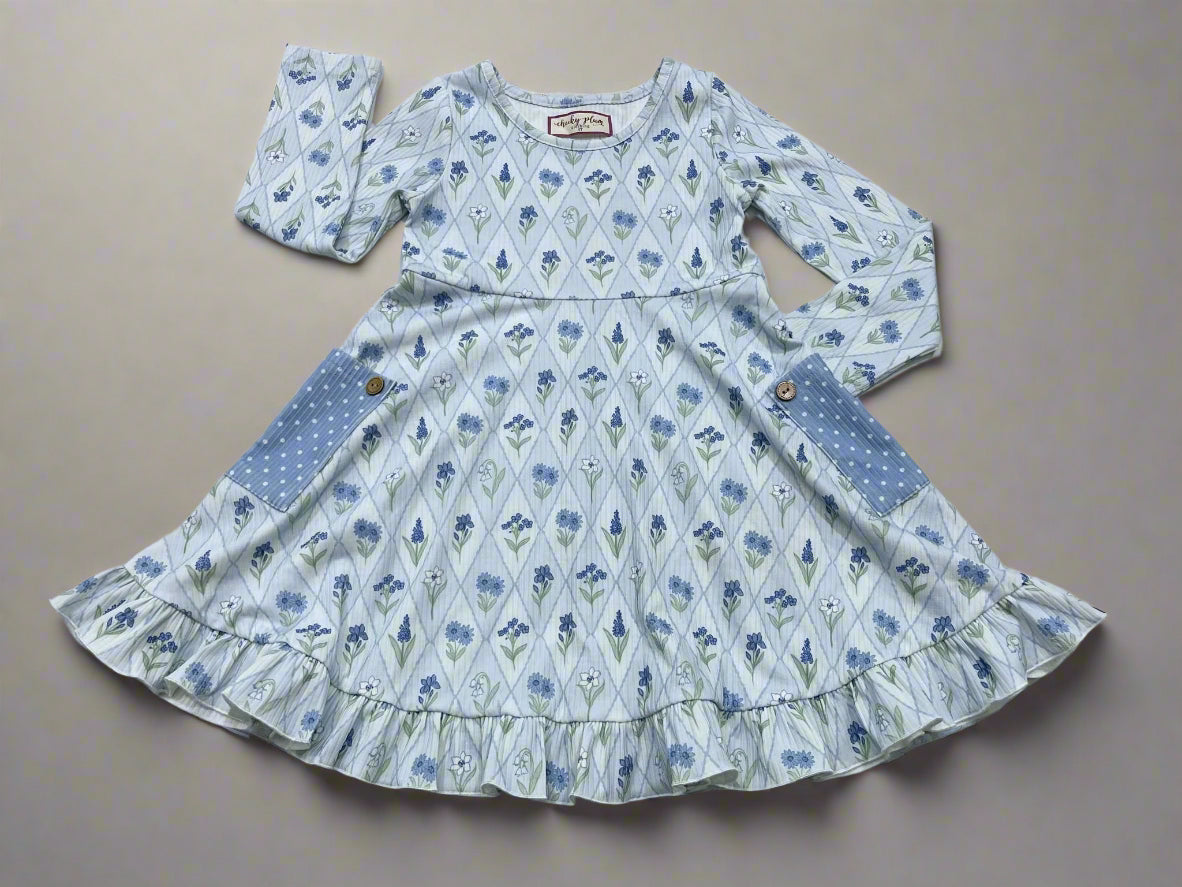 Elara Ribbed Knit Dress - Skyloom