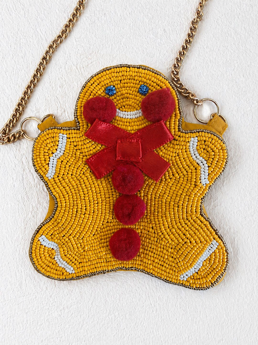 Beaded Purse - Gingerbread Man
