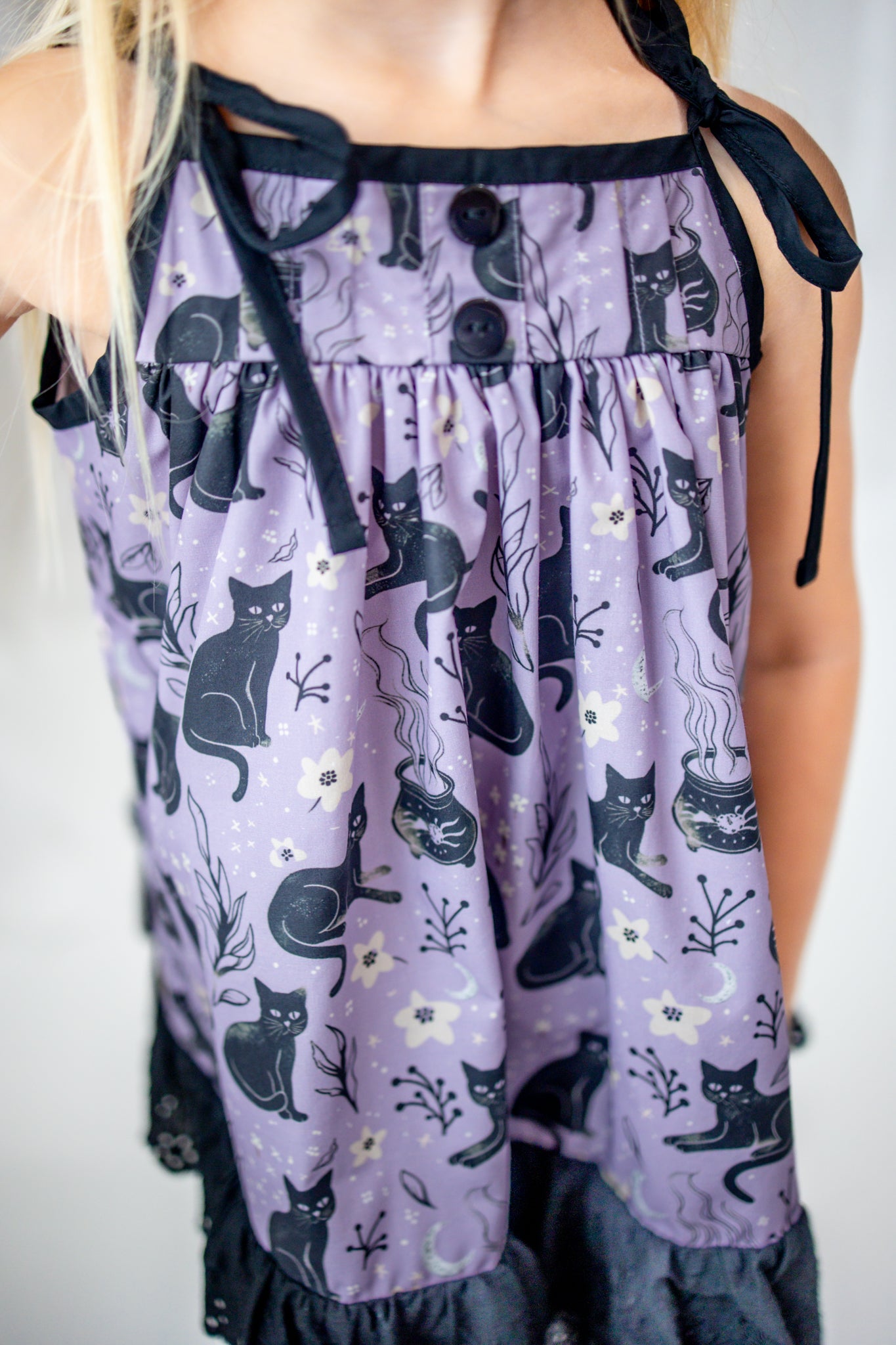 Sadie Dress - Mystic Meow