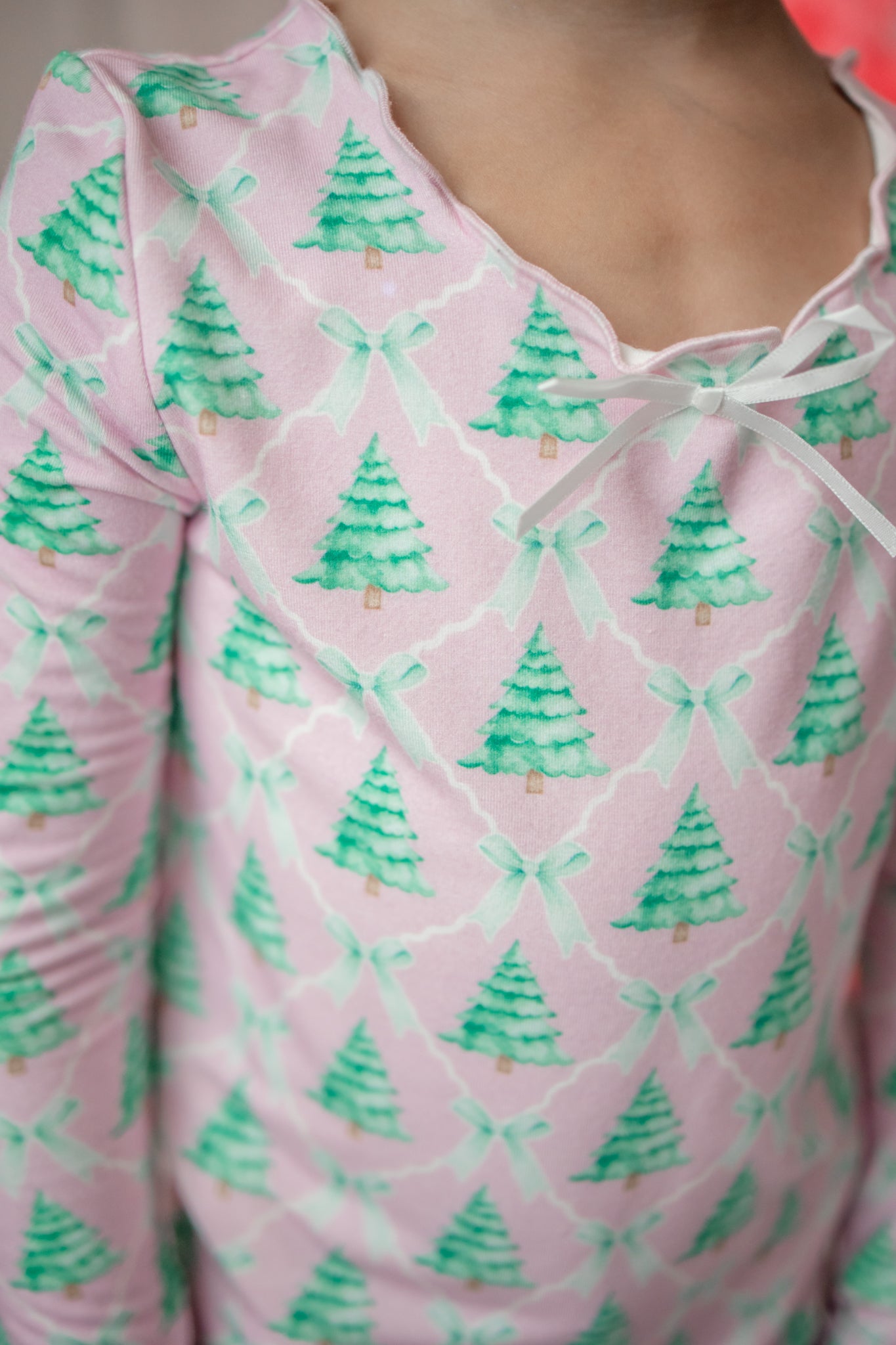 Loungewear Set - Frosted Pink Pines