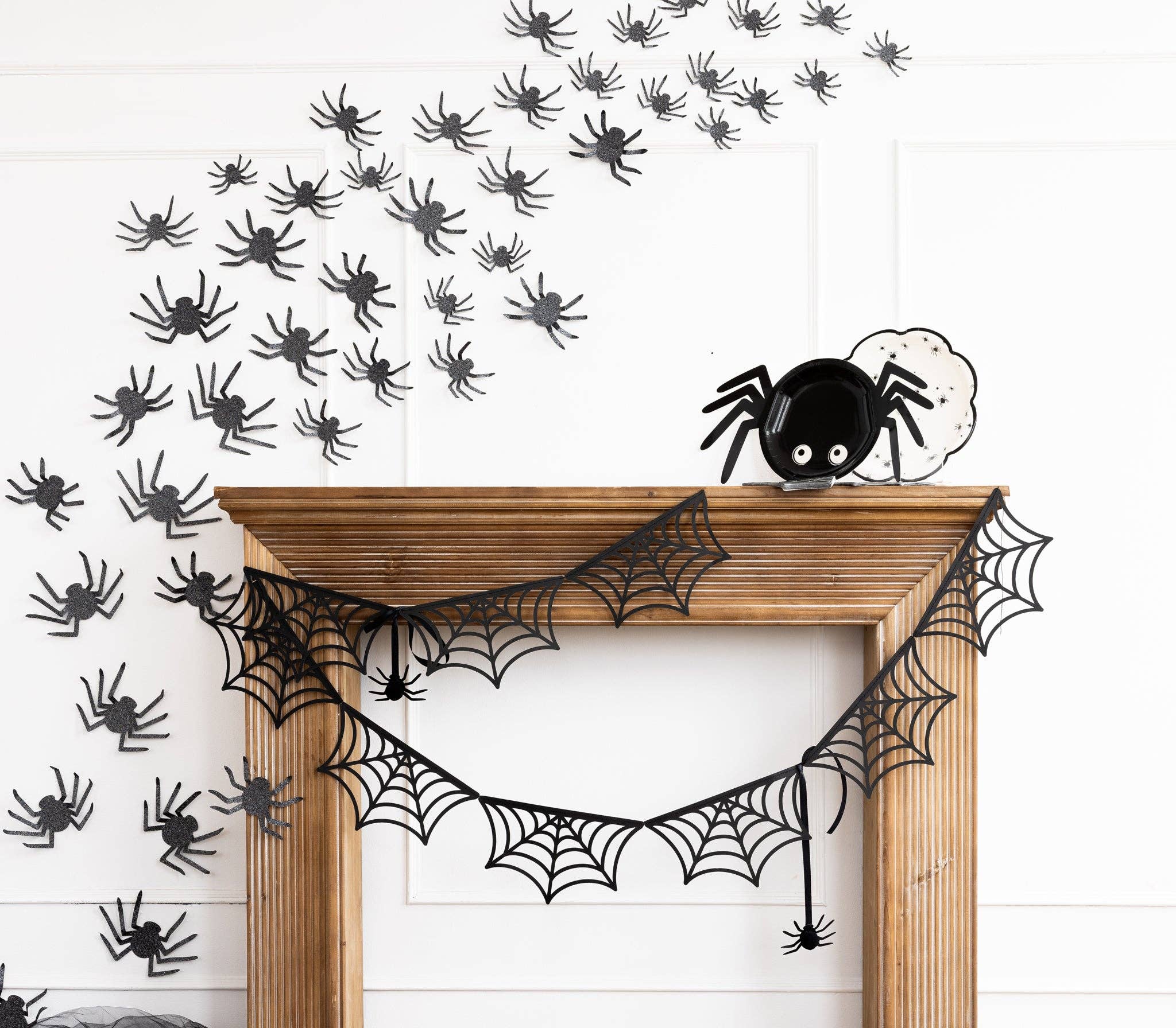 Spider Shaped Paper Plate - 8 PK