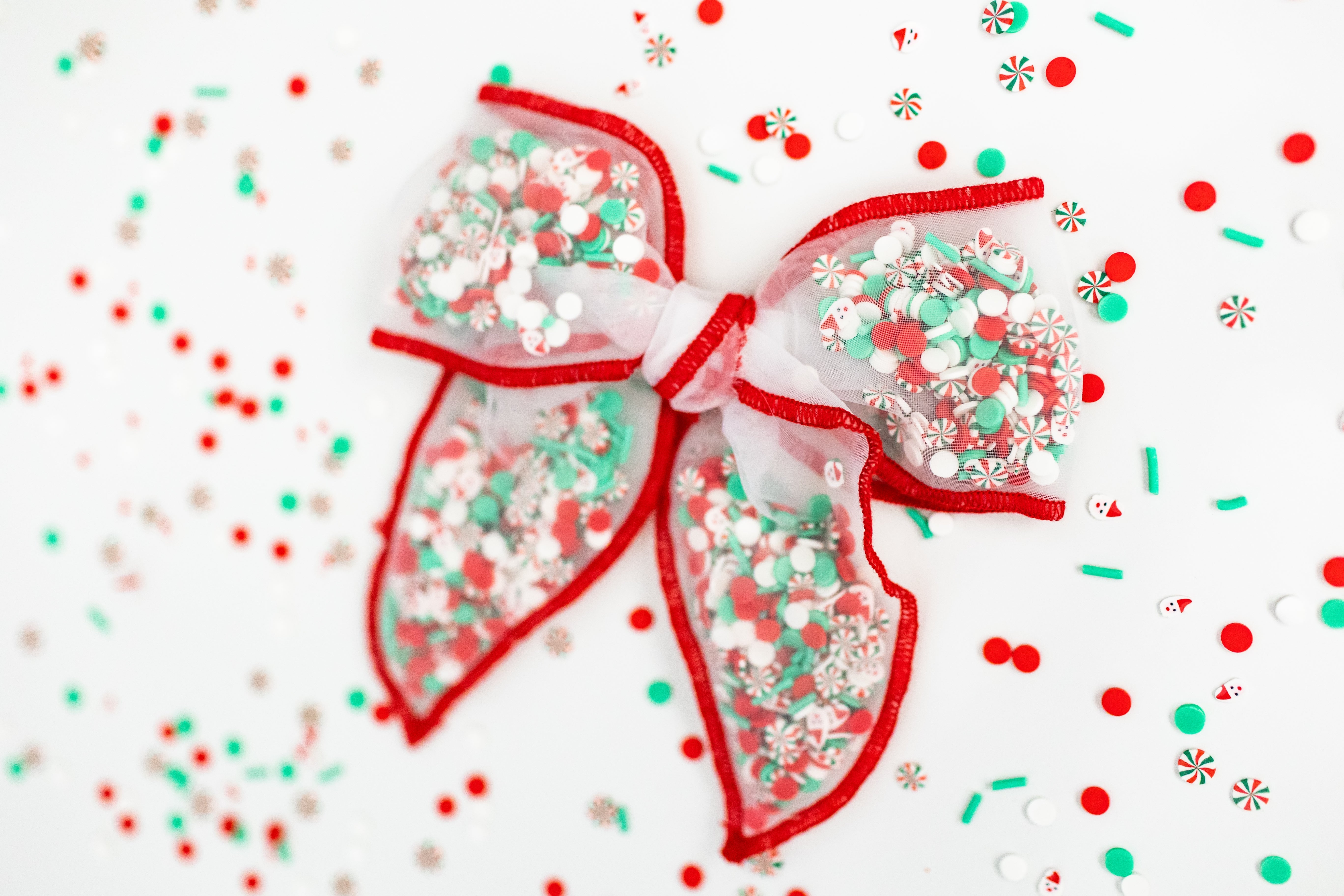 Mesh Shaker Bow - Jingle Bell Jubilee