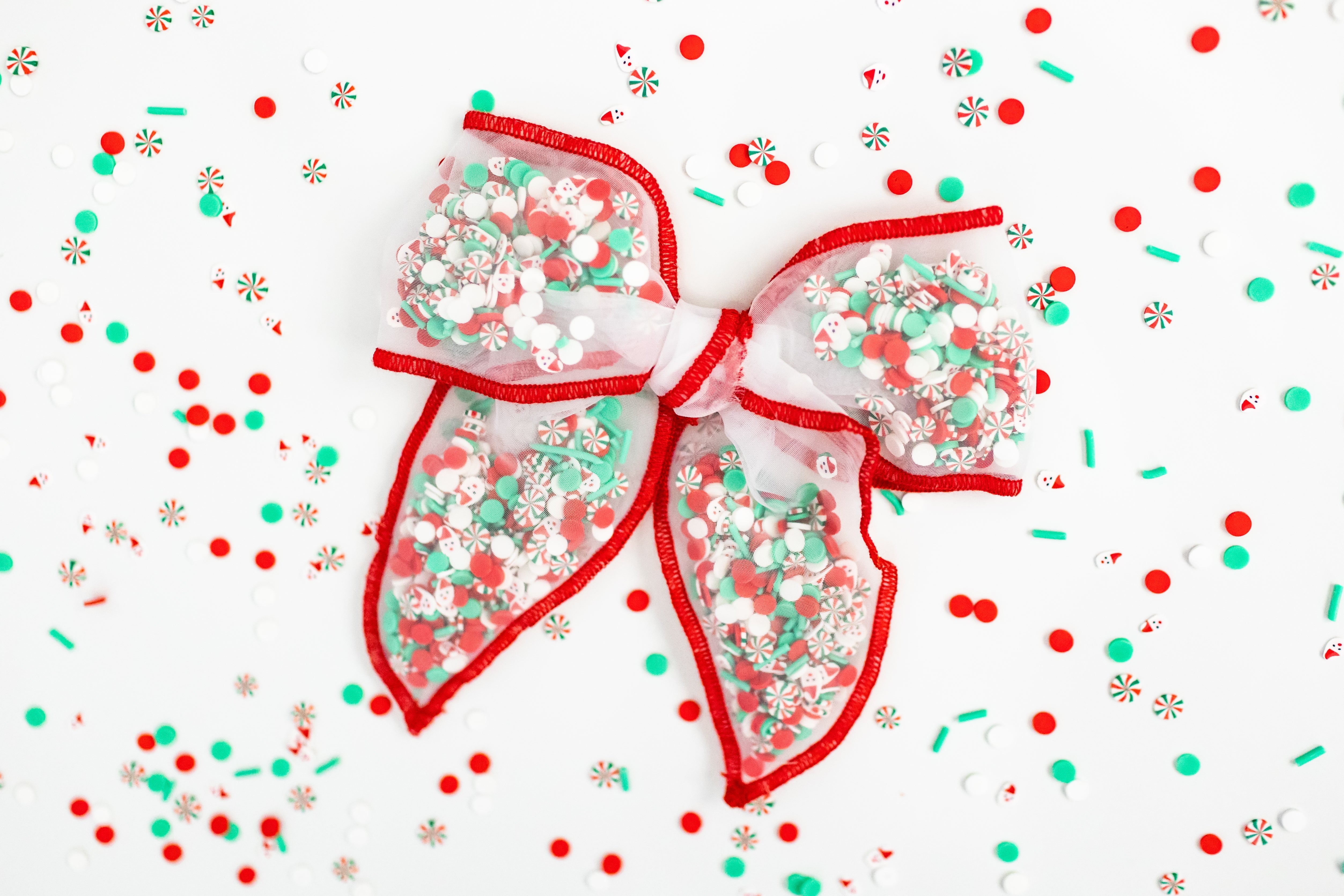 Mesh Shaker Bow - Jingle Bell Jubilee