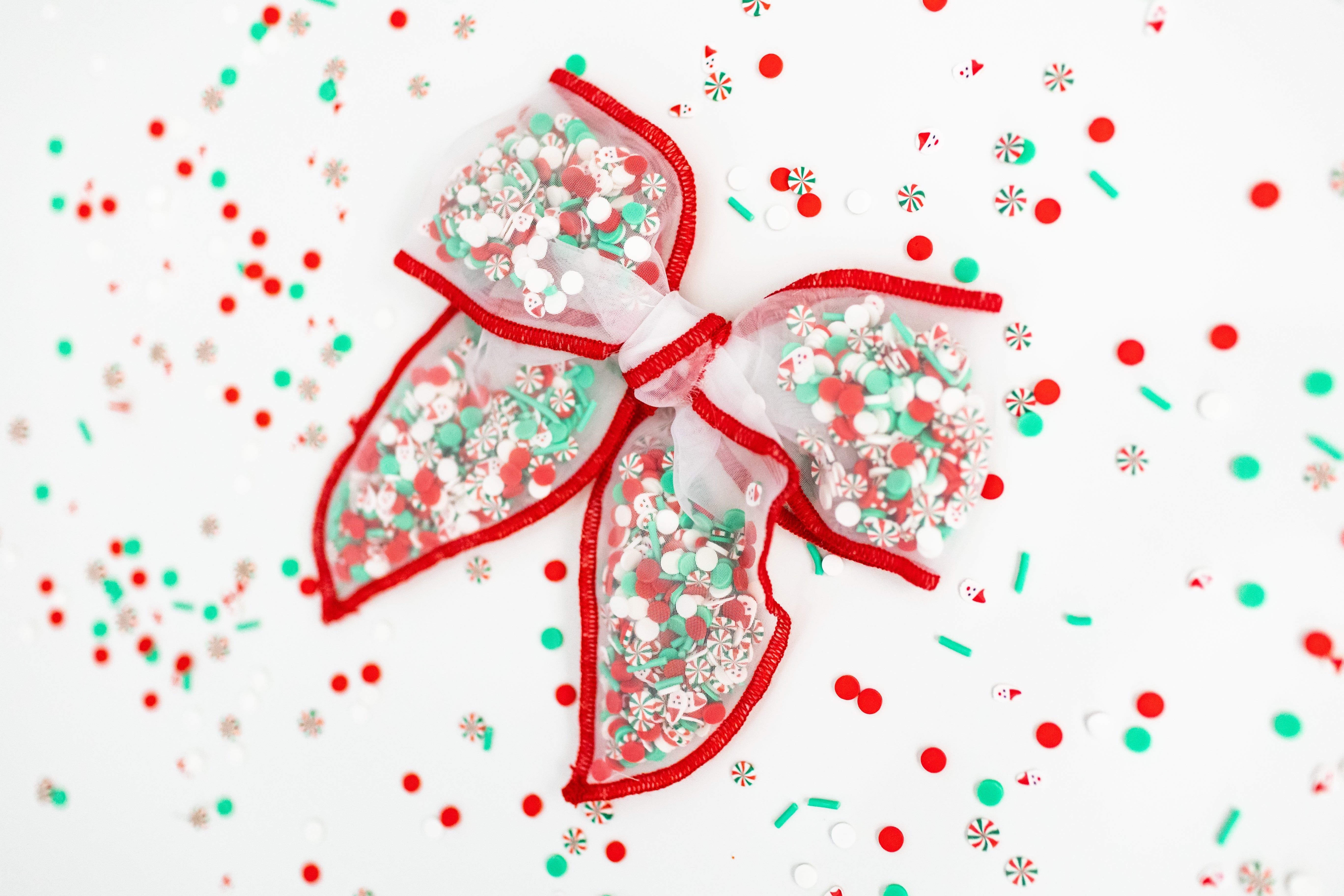 Mesh Shaker Bow - Jingle Bell Jubilee
