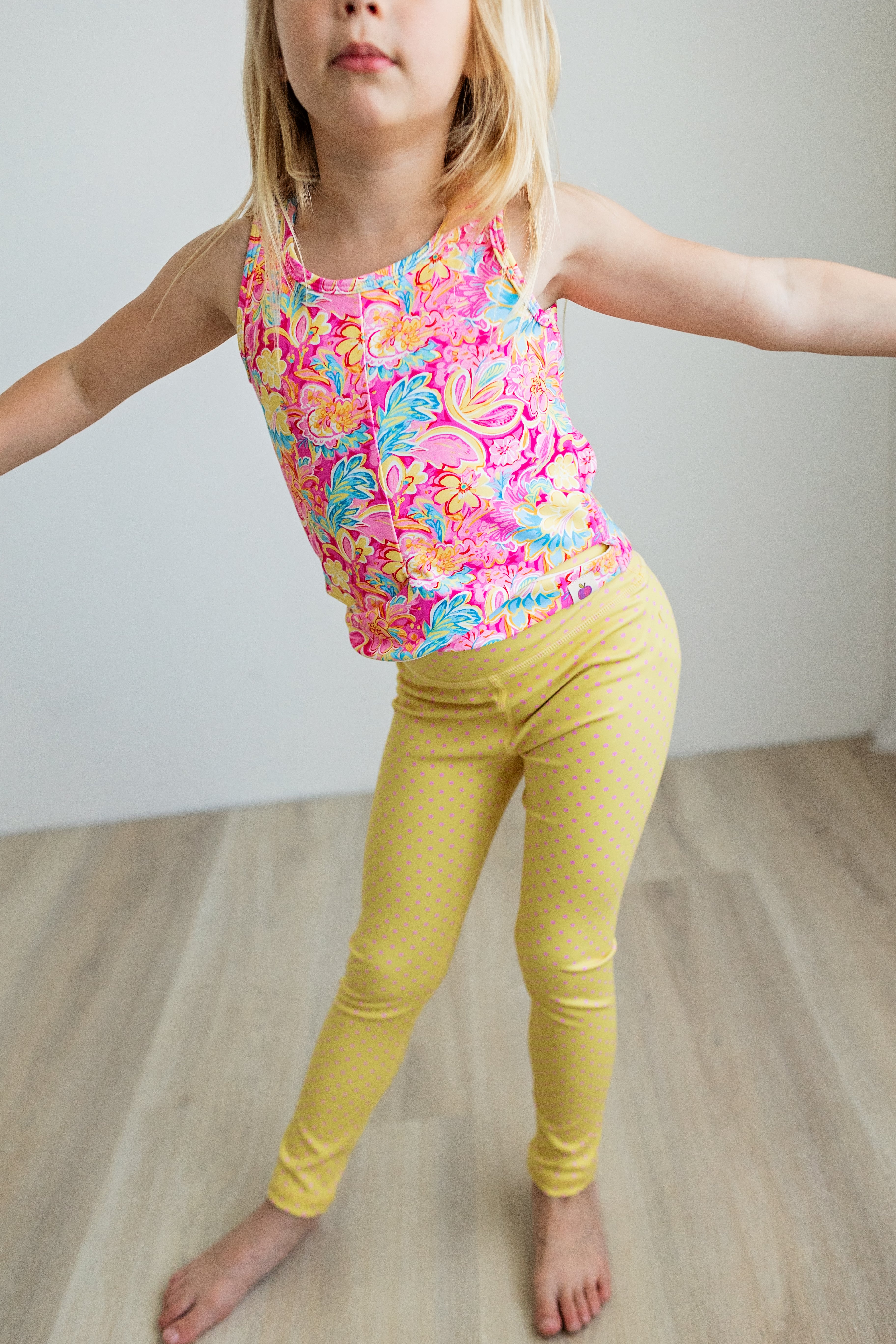 Active Leggings - Hula Pink (Runs Small)