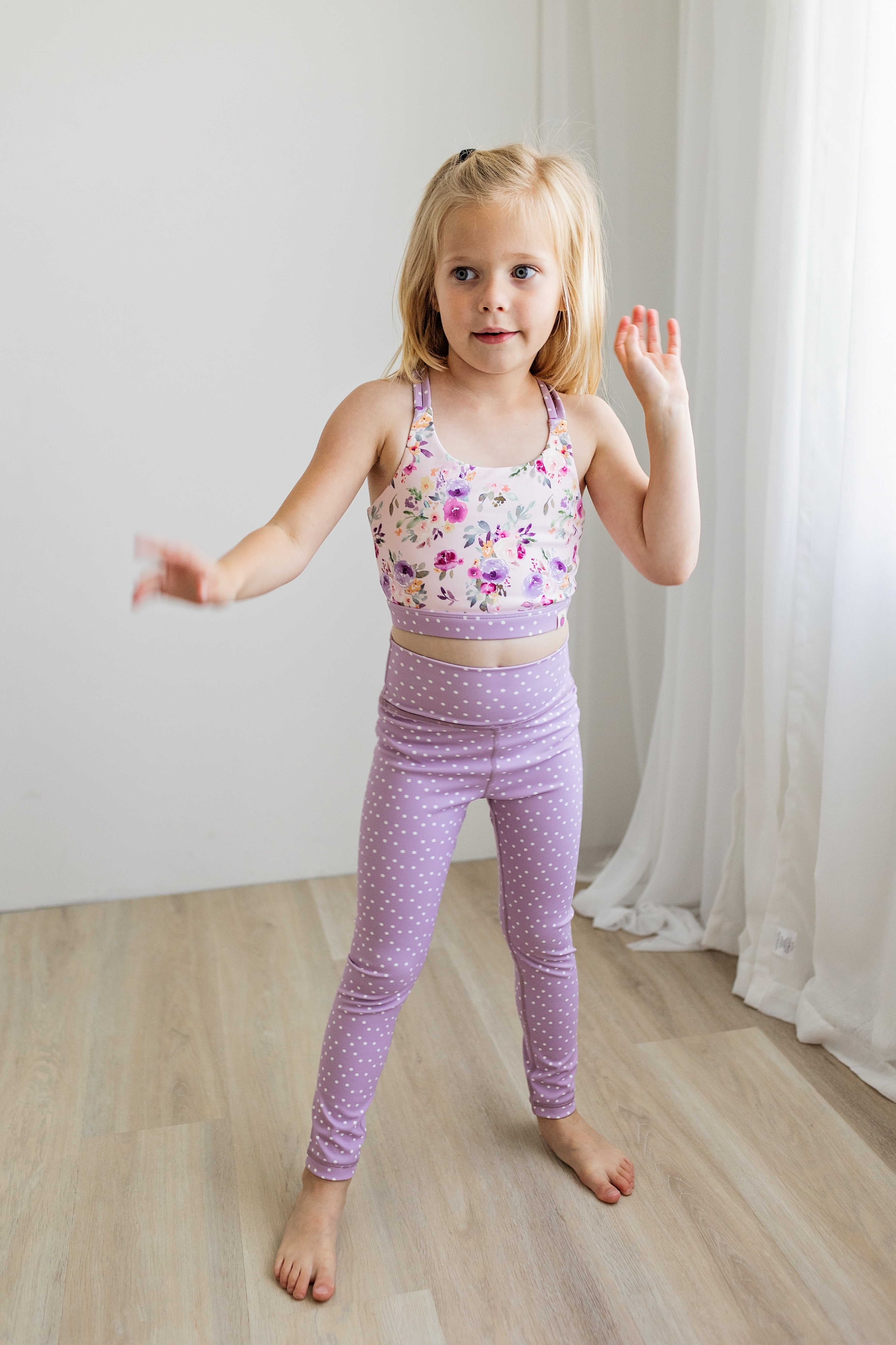 Active Crop Top - Violet Breeze (Runs Small)