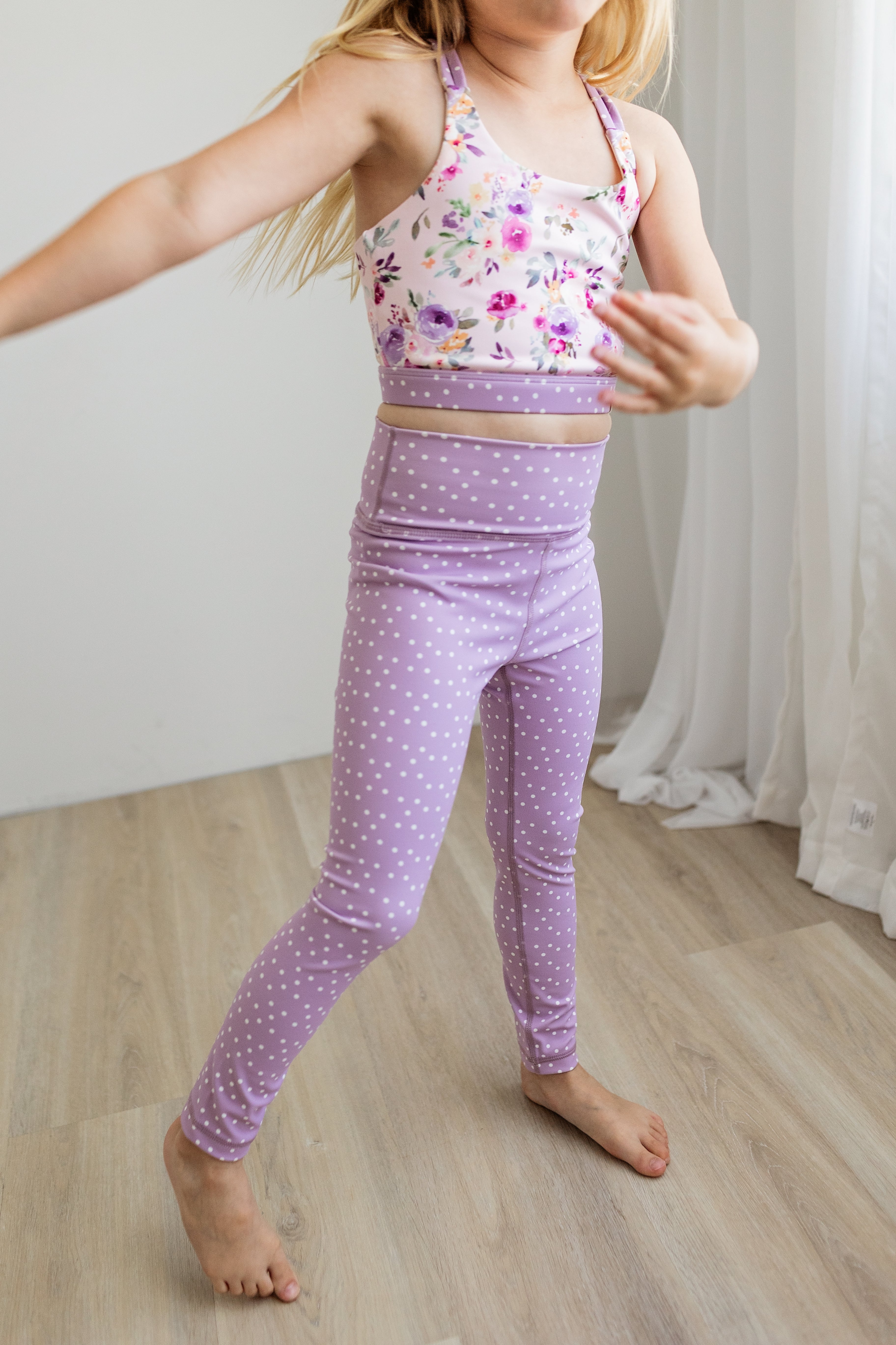 Active Leggings - Violet Breeze (Runs Small)