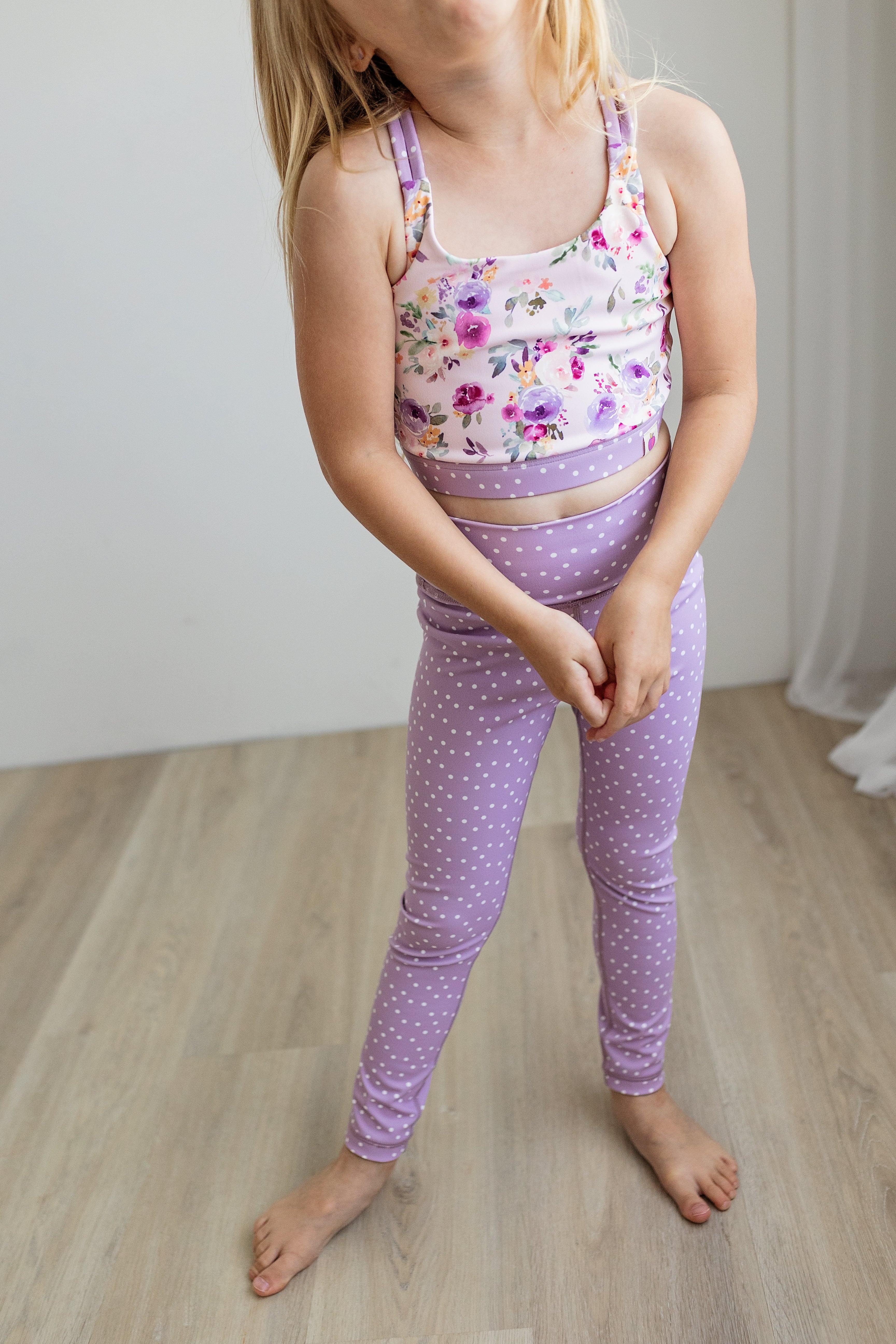 Active Crop Top - Violet Breeze (Runs Small)