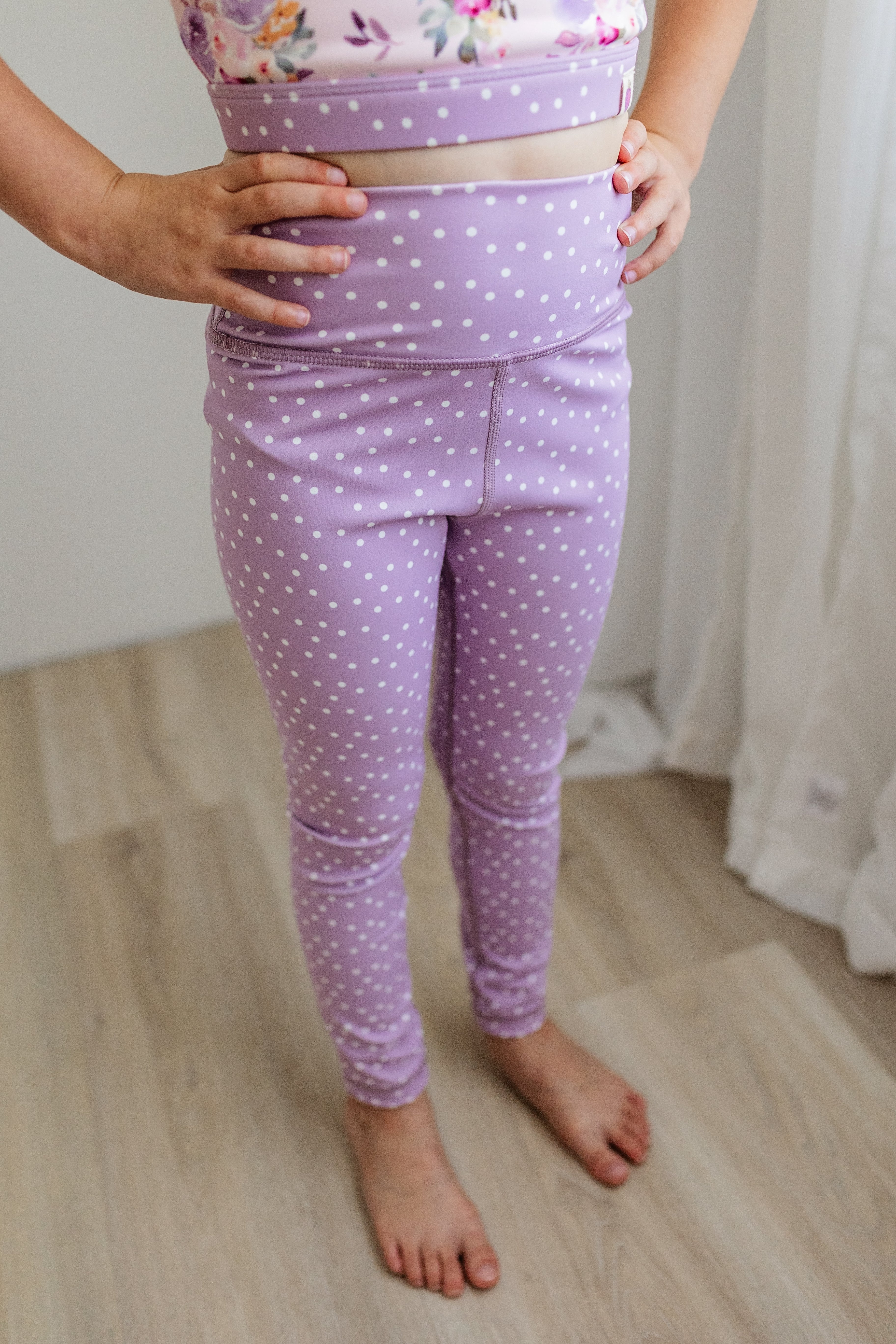 Active Leggings - Violet Breeze (Runs Small)