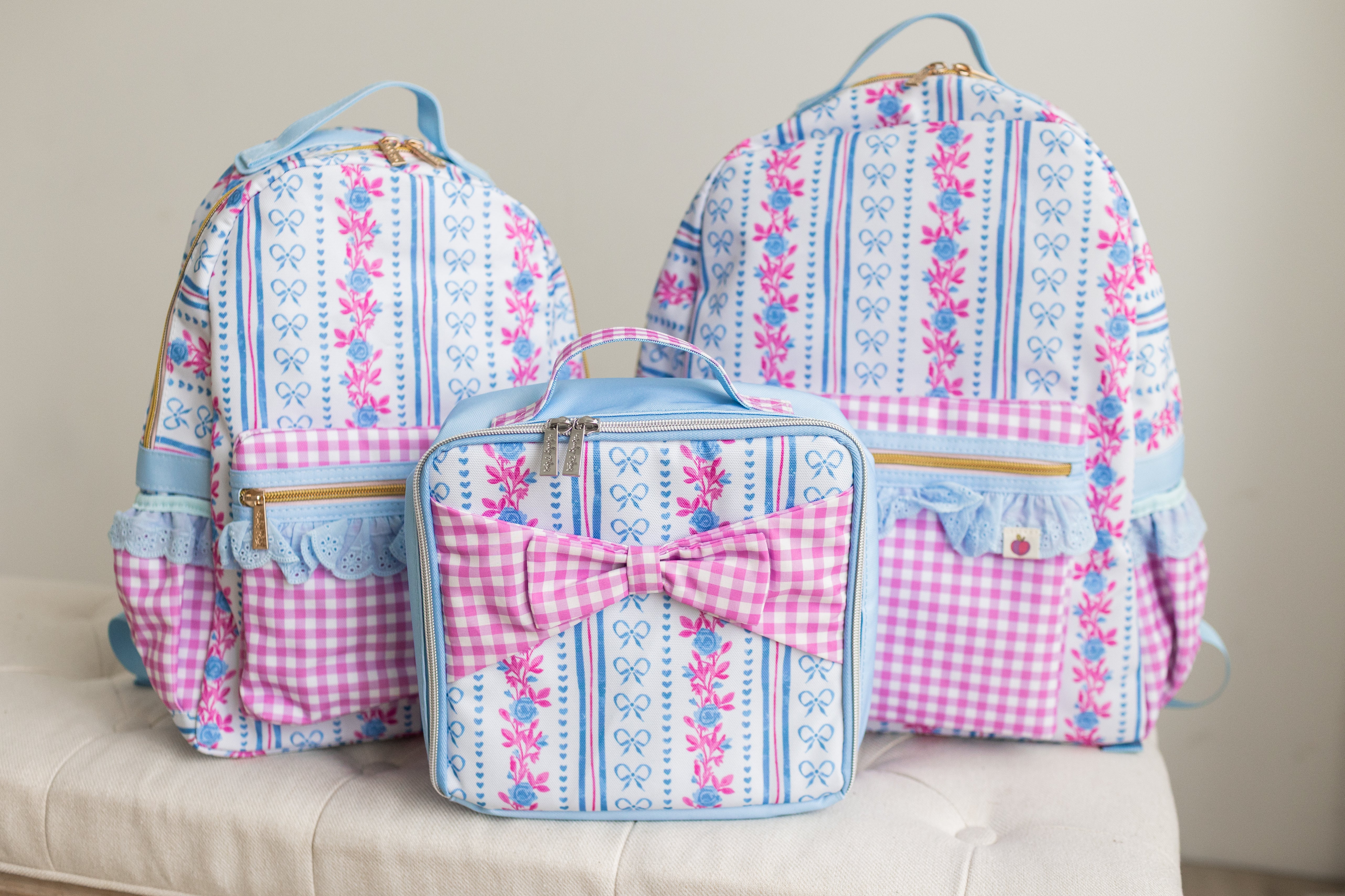 Bree Backpack - Rosé Ribbon Luxe