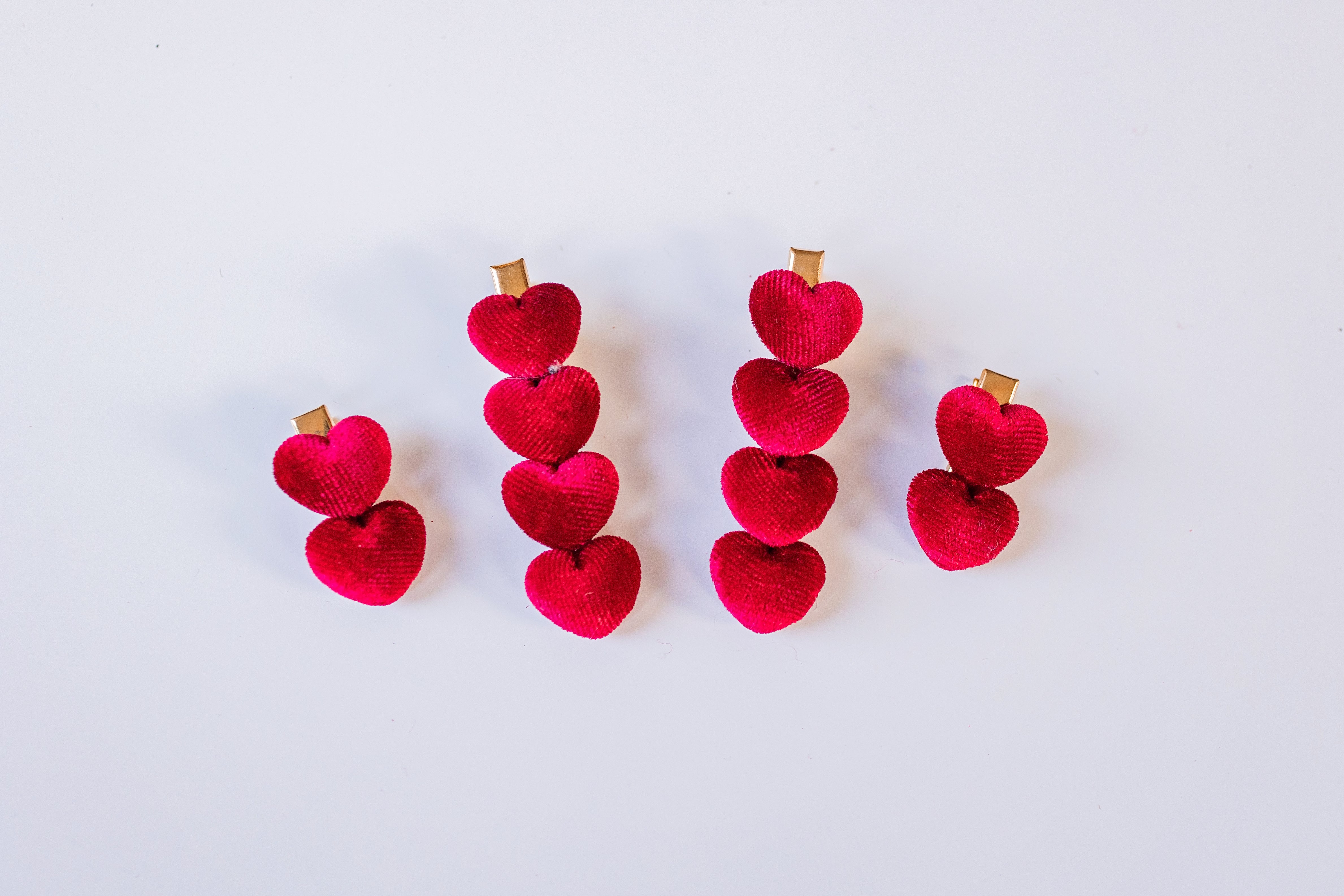 Velvet Hair Clip Set