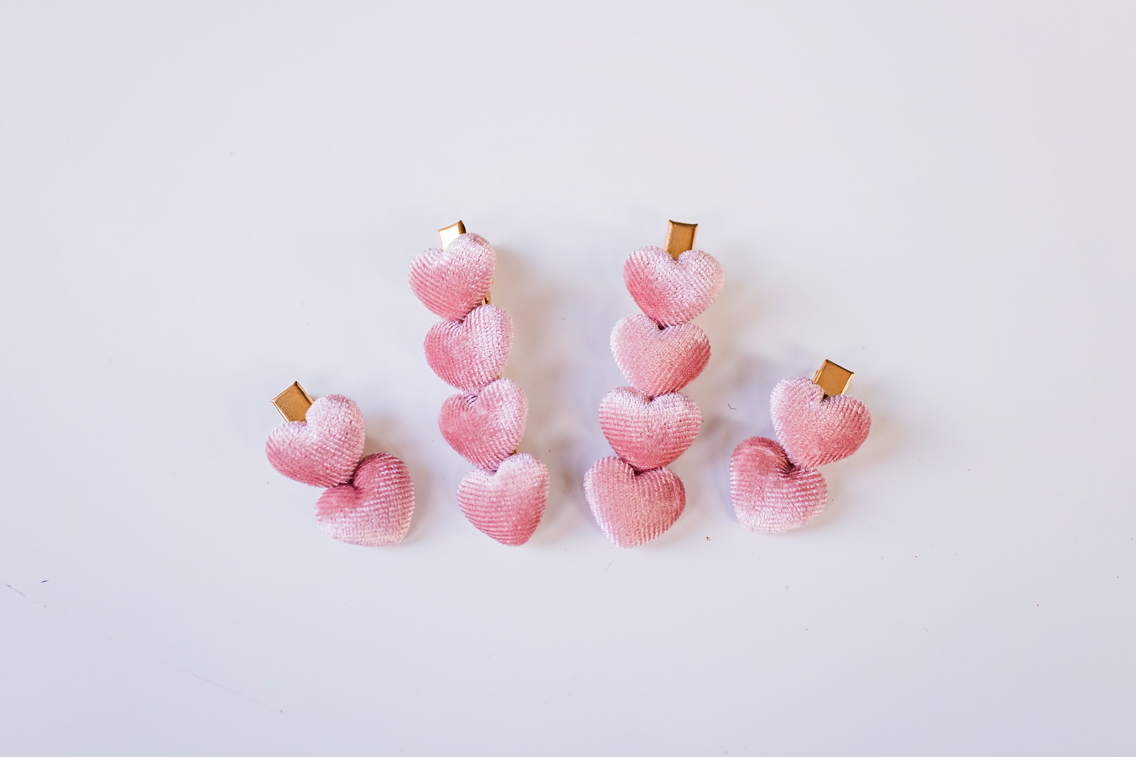 Velvet Hair Clip Set