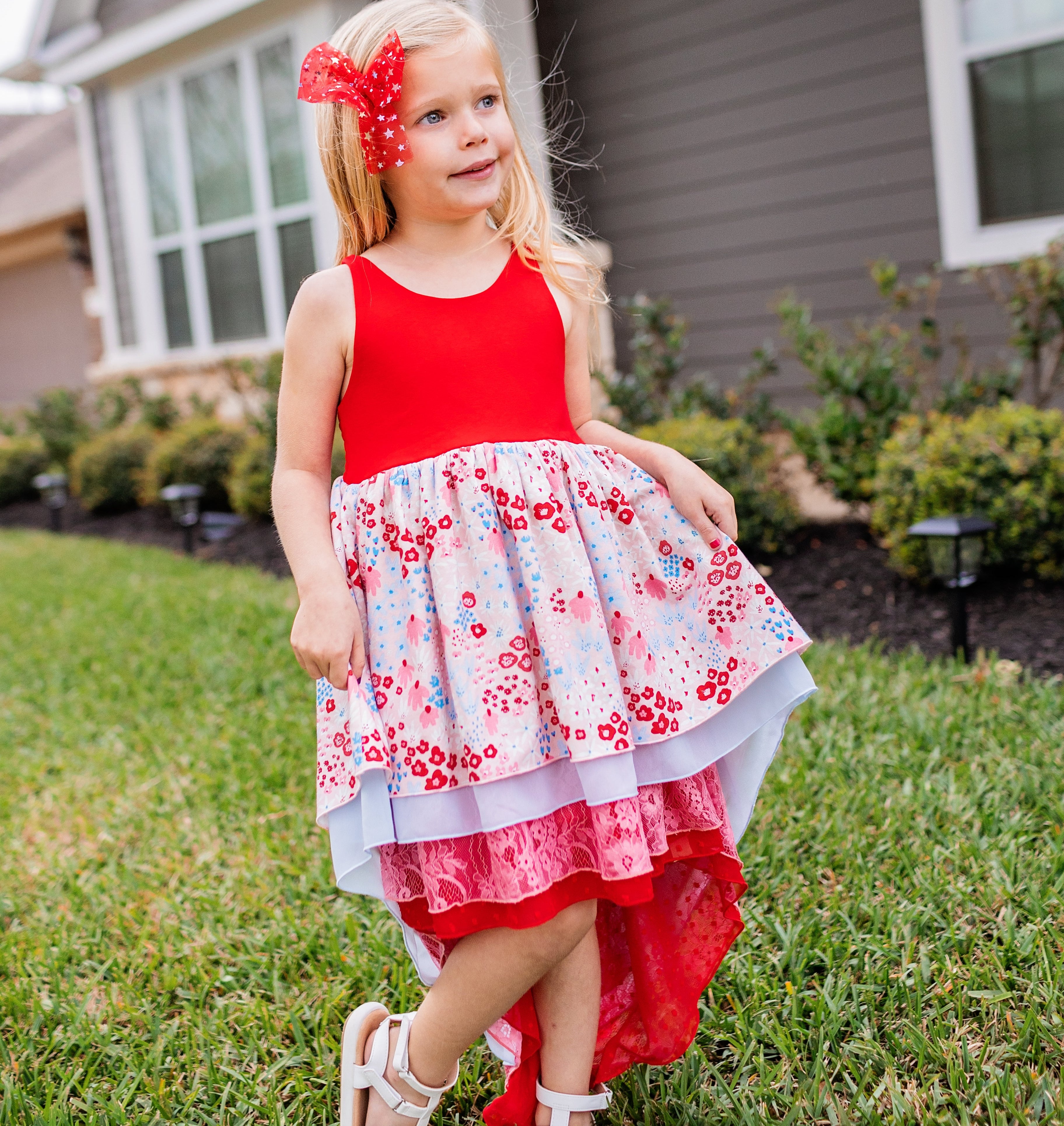 Zoe High-Low Dress - Liberty Luxe