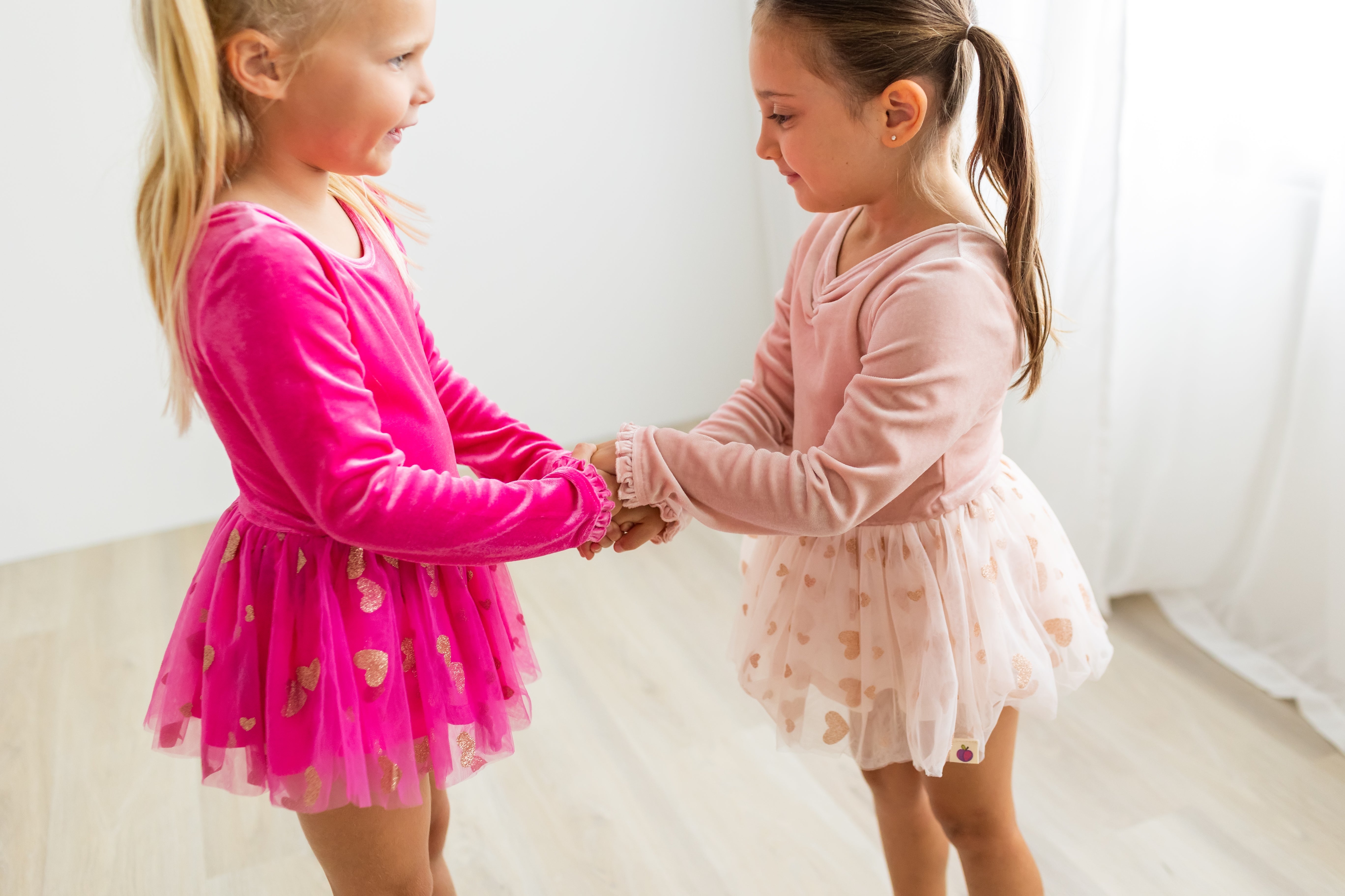 Farrah Velvet Leotard - Rosy Romance (Runs slightly small)