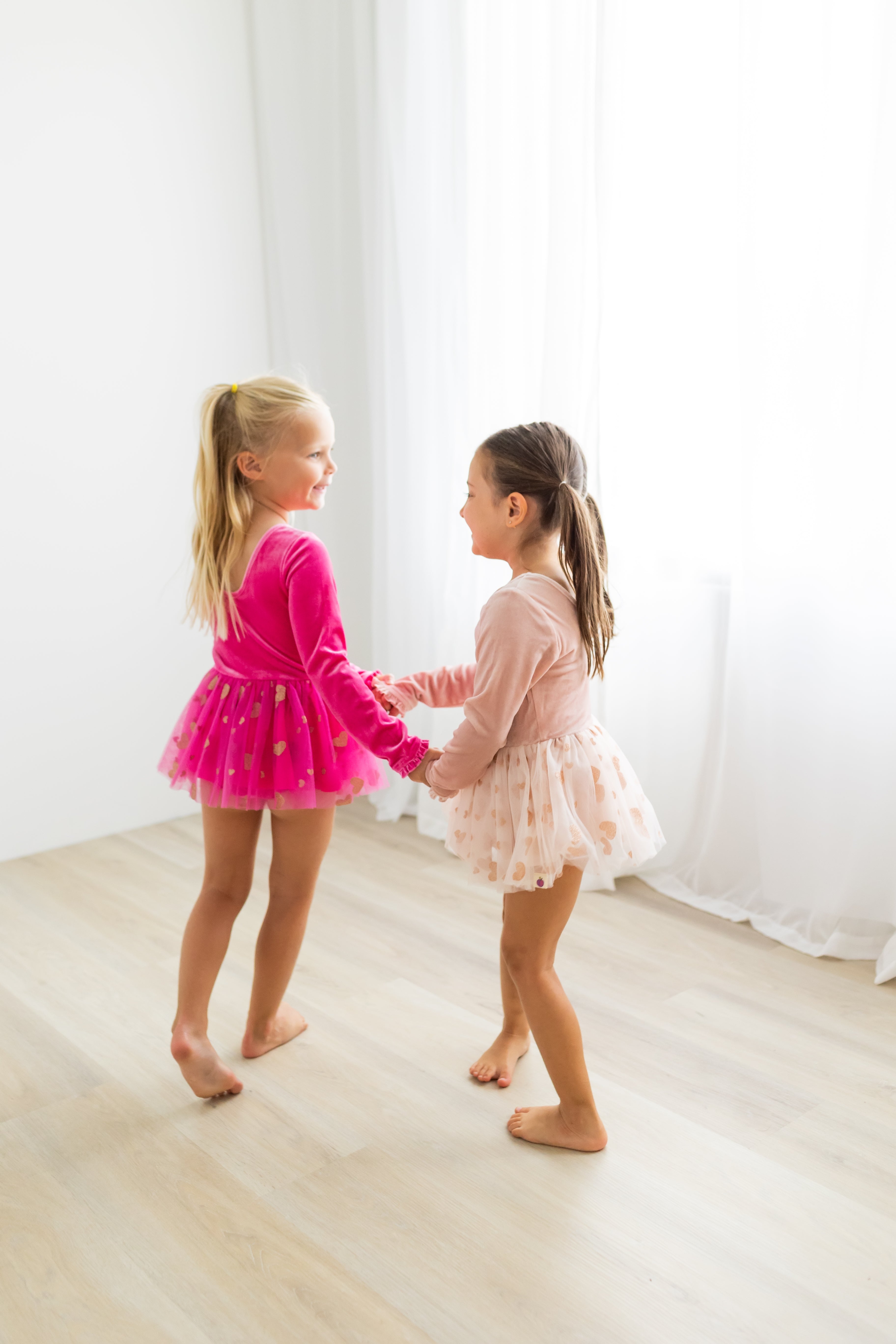 Farrah Velvet Leotard - Rosy Romance (Runs slightly small)