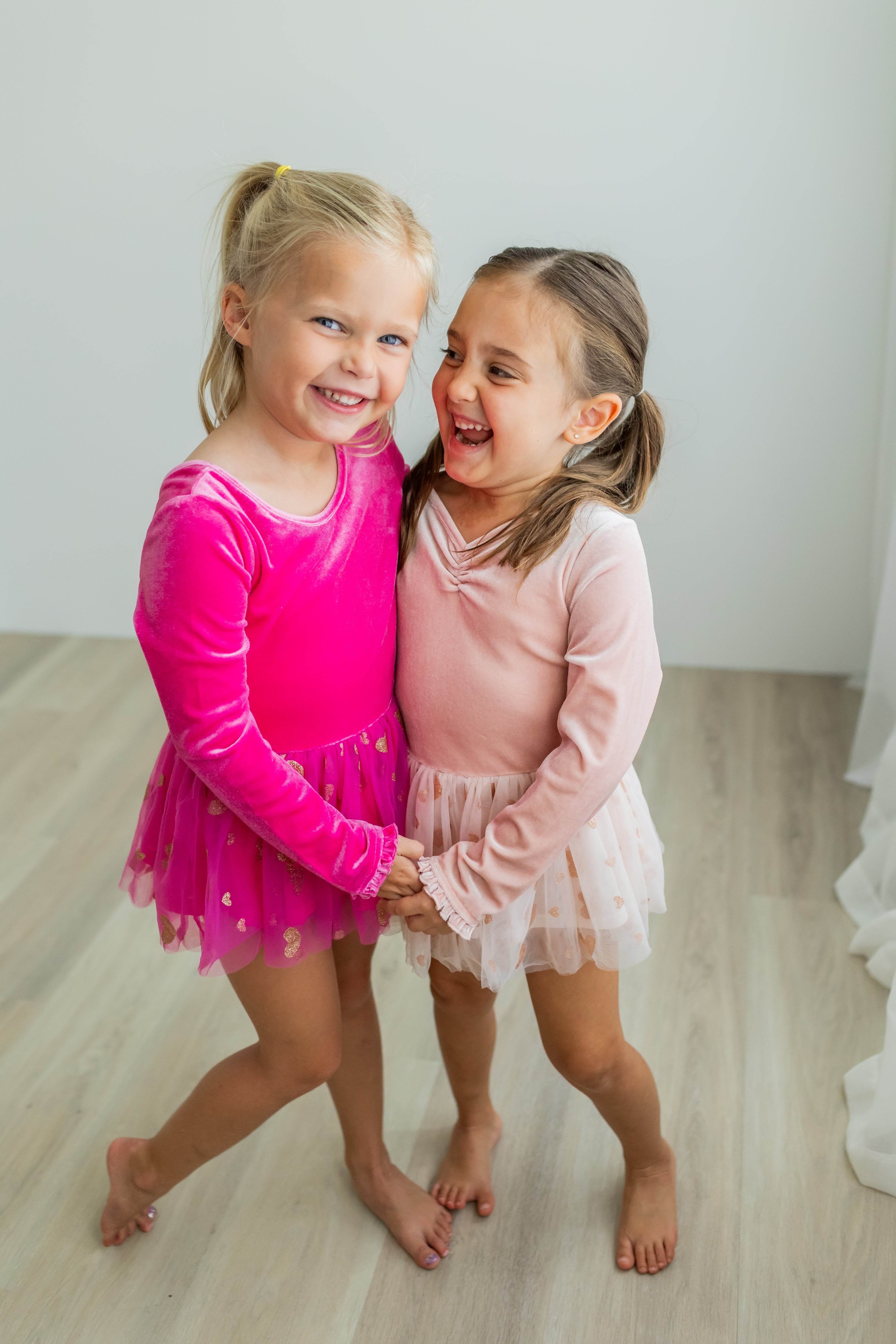 Farrah Velvet Leotard - Rosy Romance (Runs slightly small)