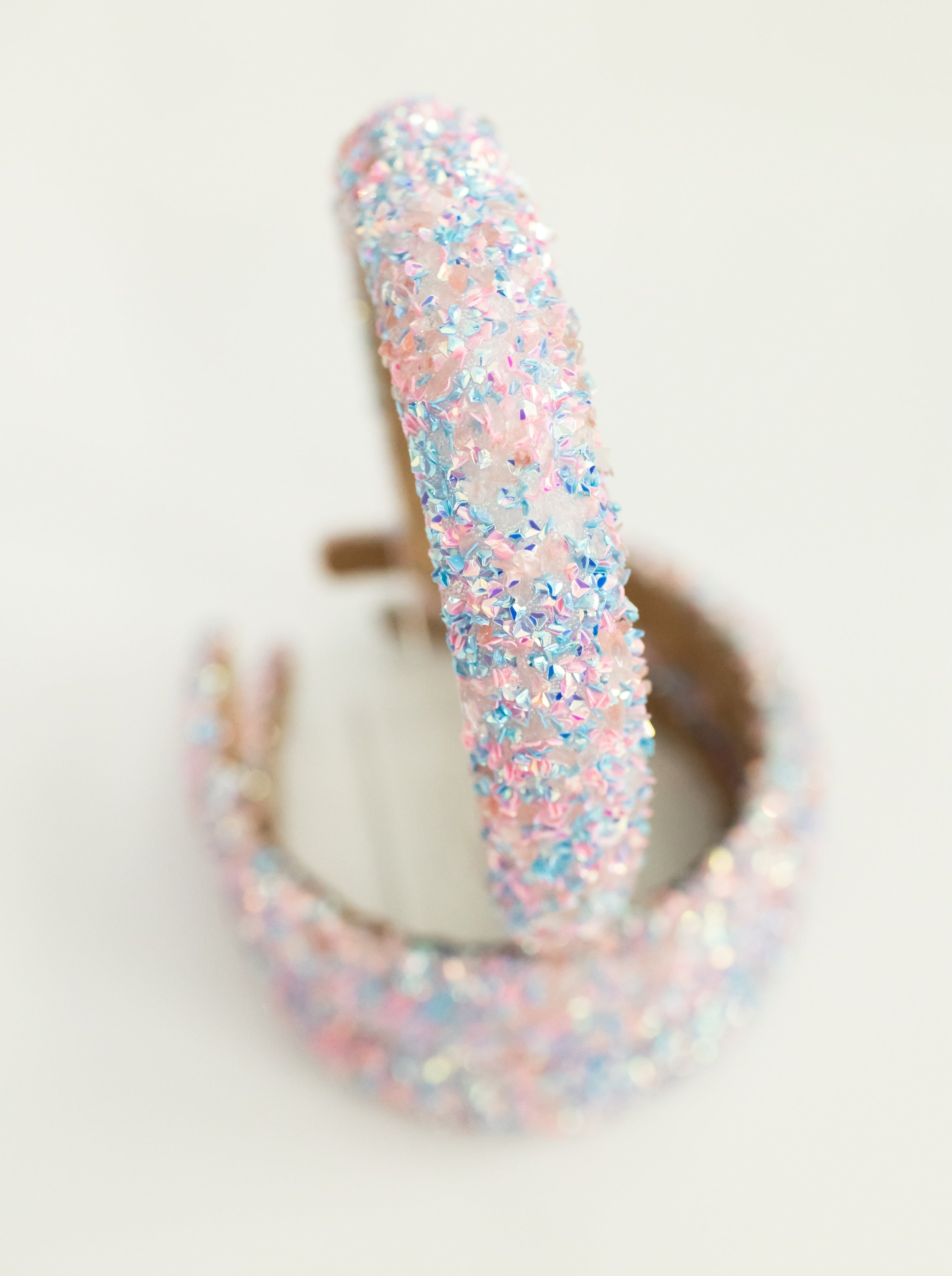 Beaded Headband - Cotton Candy