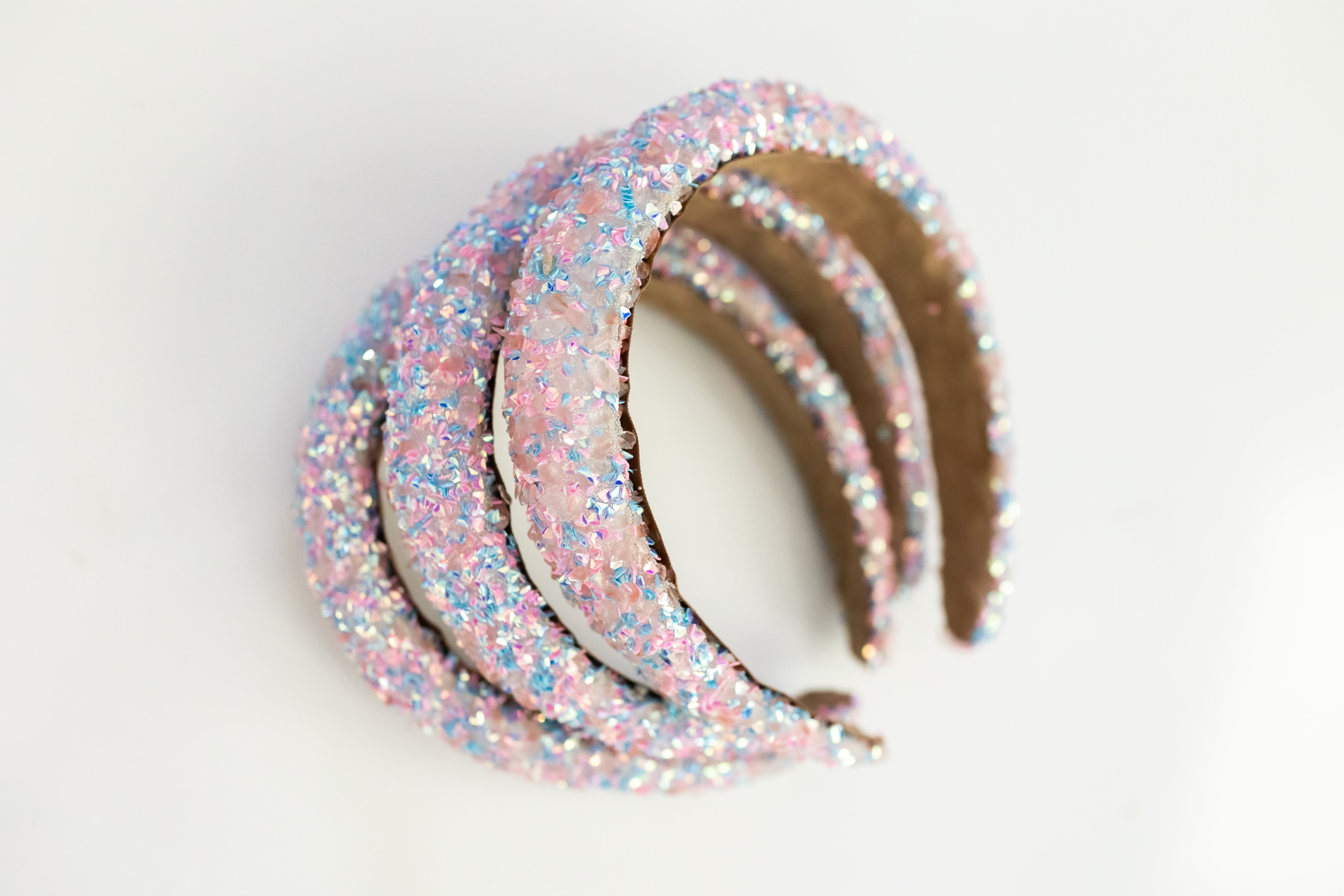 Beaded Headband - Cotton Candy