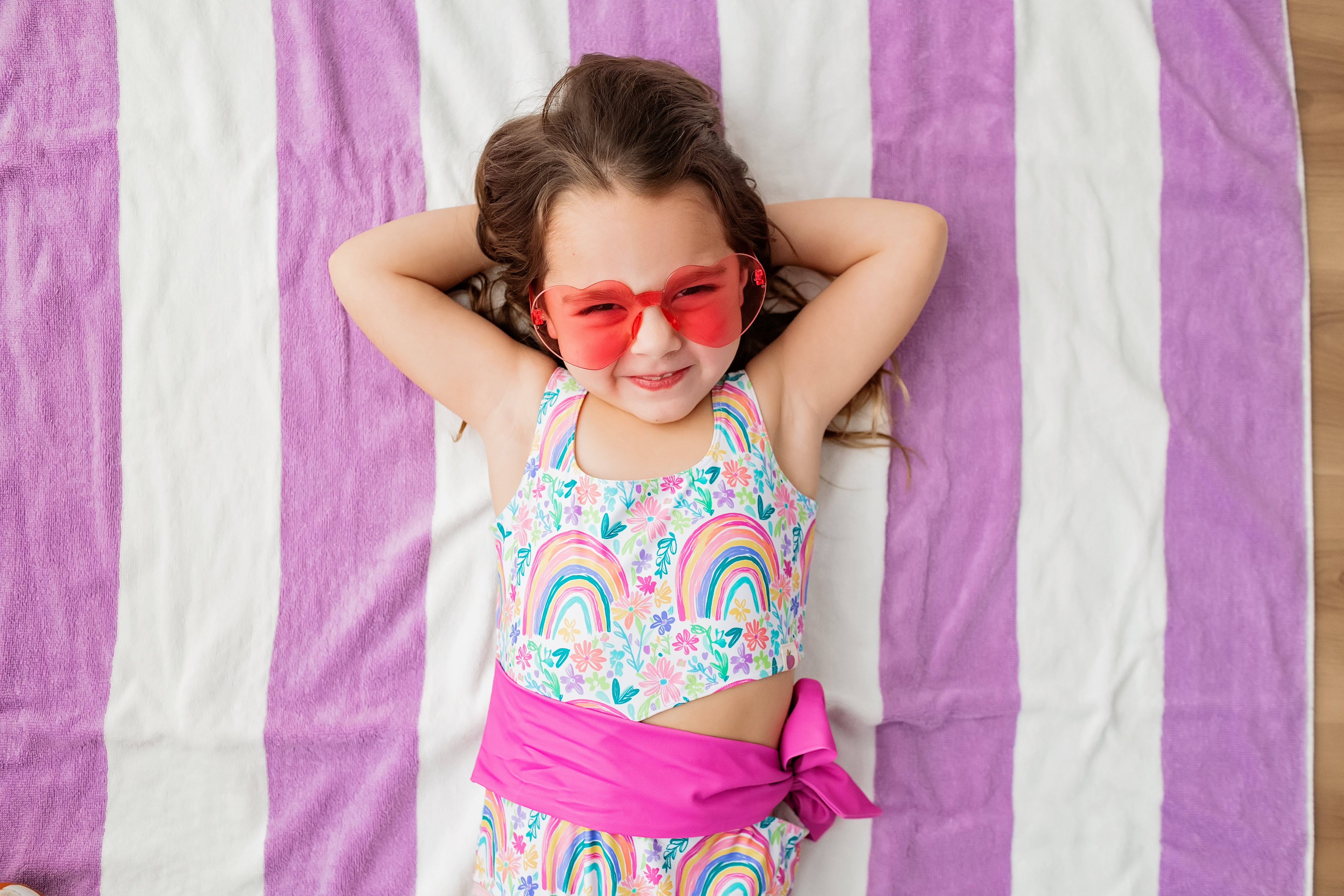 Reese Swimsuit - Rainbow Garden Party