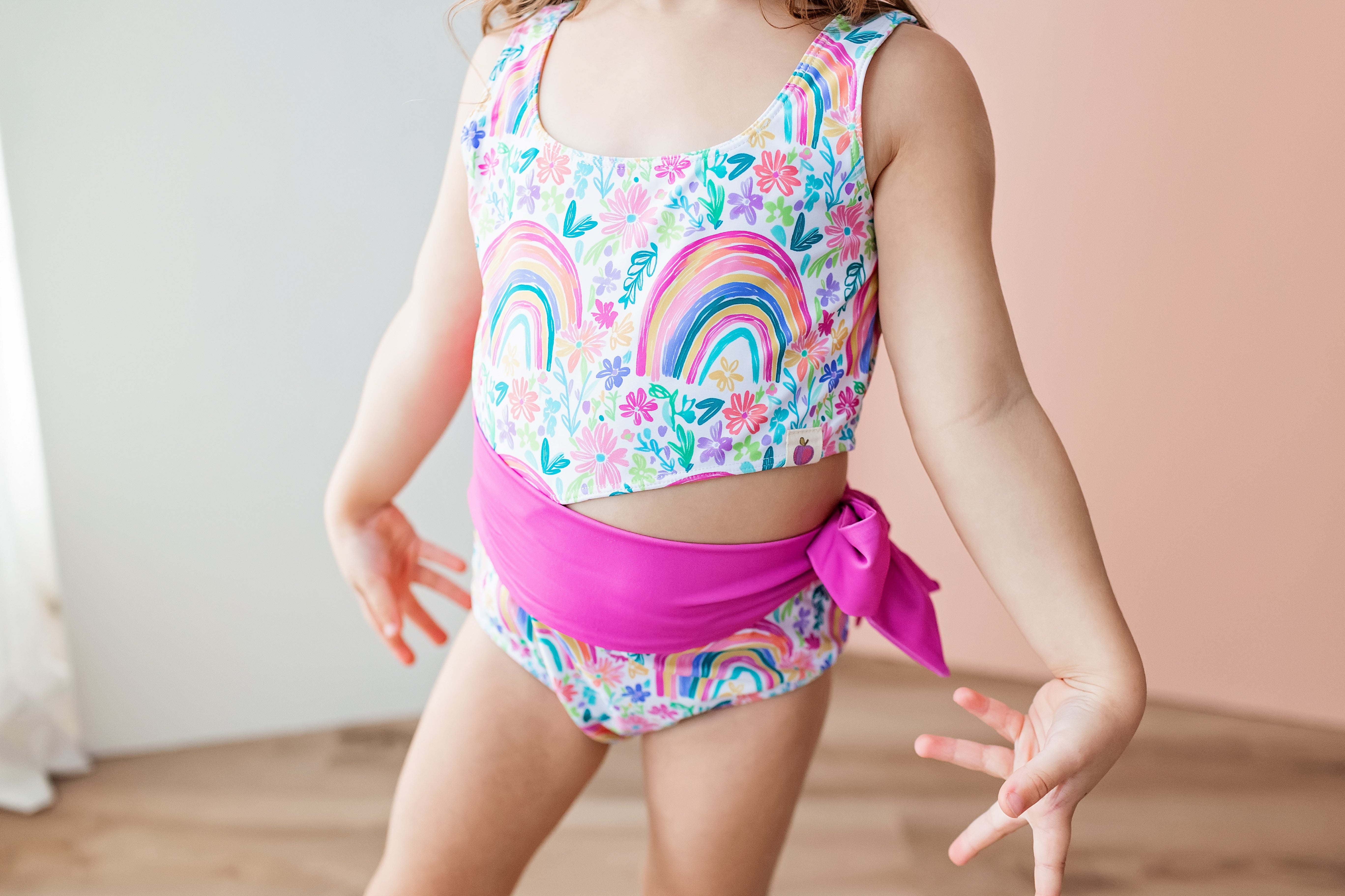 Reese Swimsuit - Rainbow Garden Party