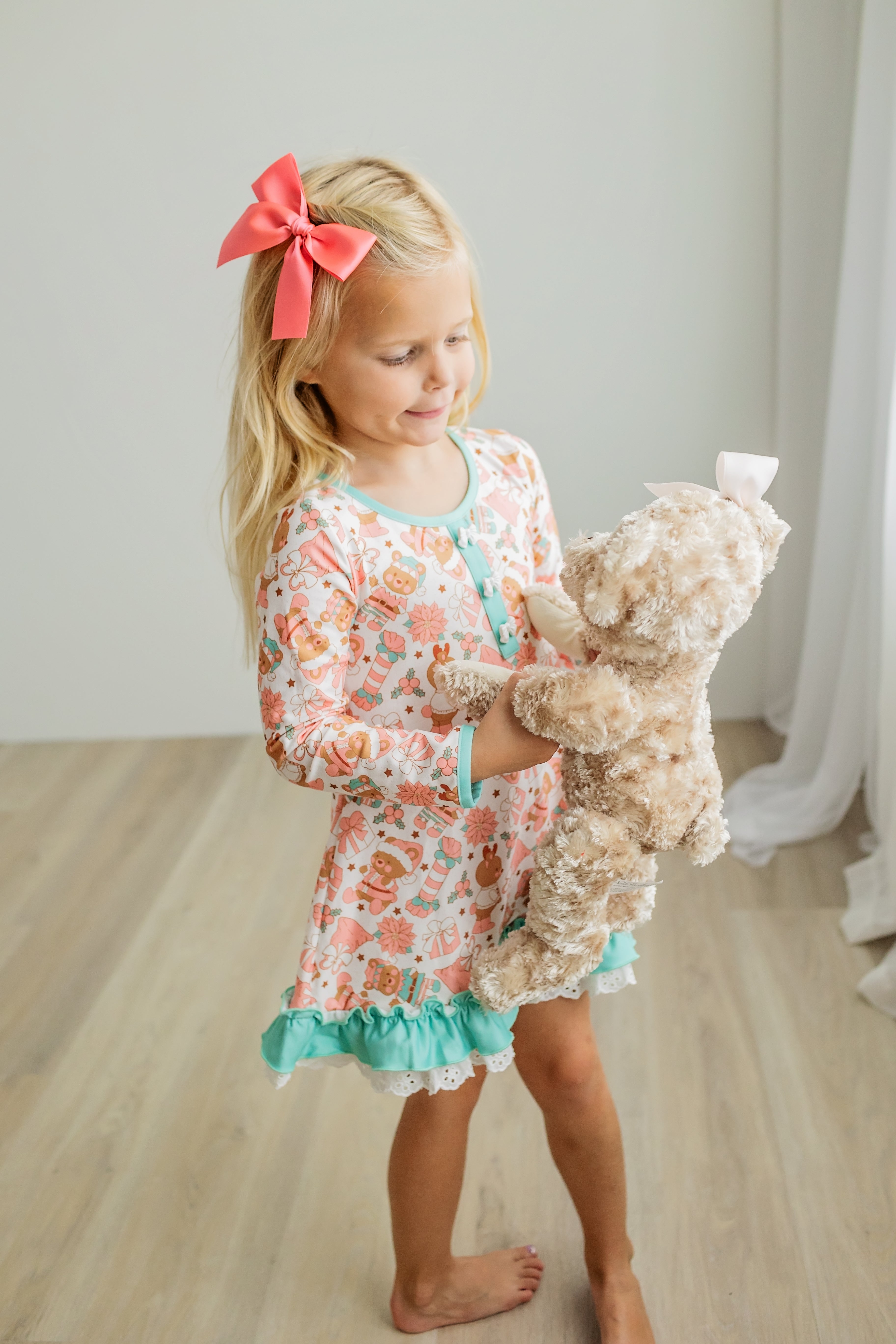 Loungewear Gown - Santa's Little Helper