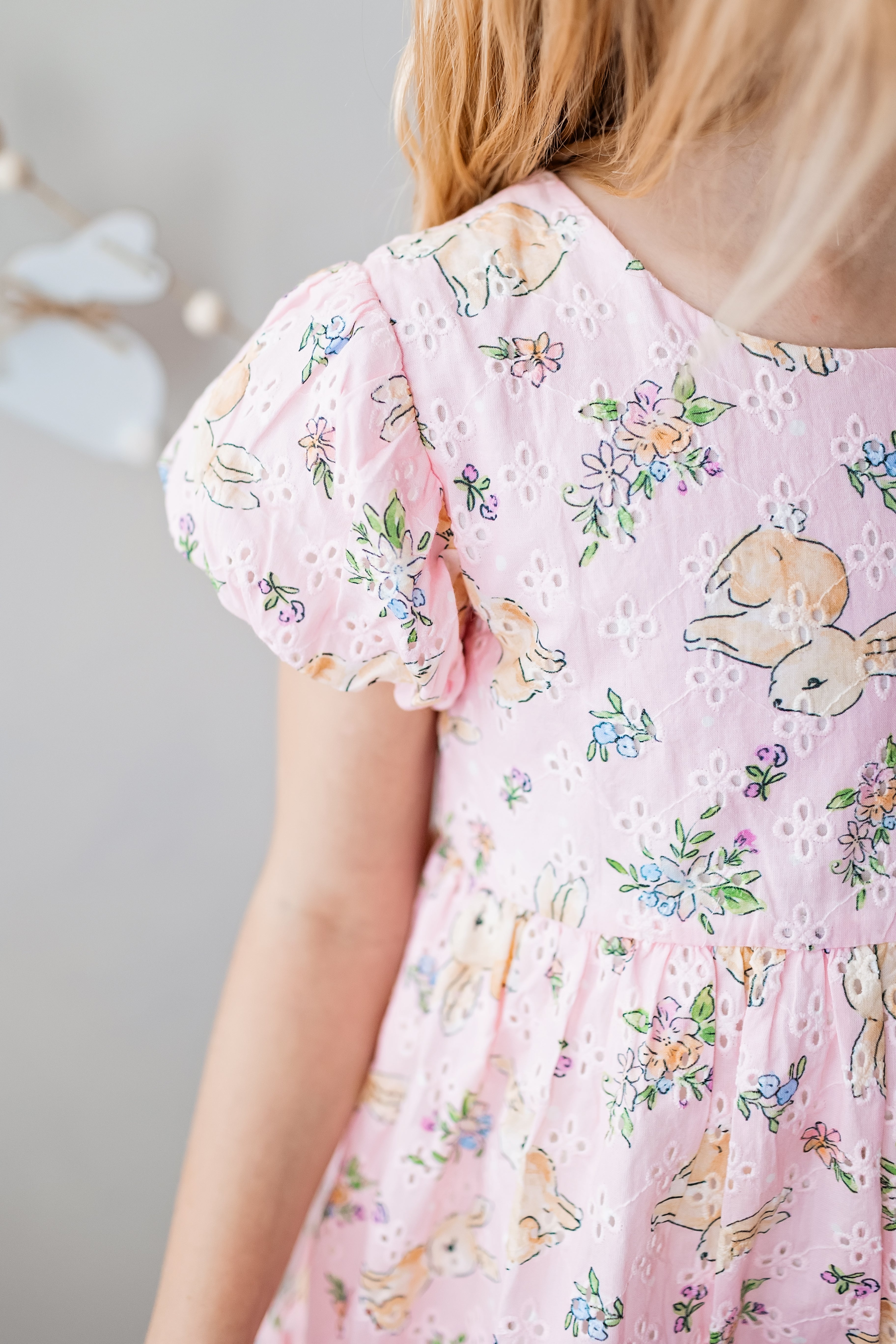 Eyelet Dress - Bunny Bliss
