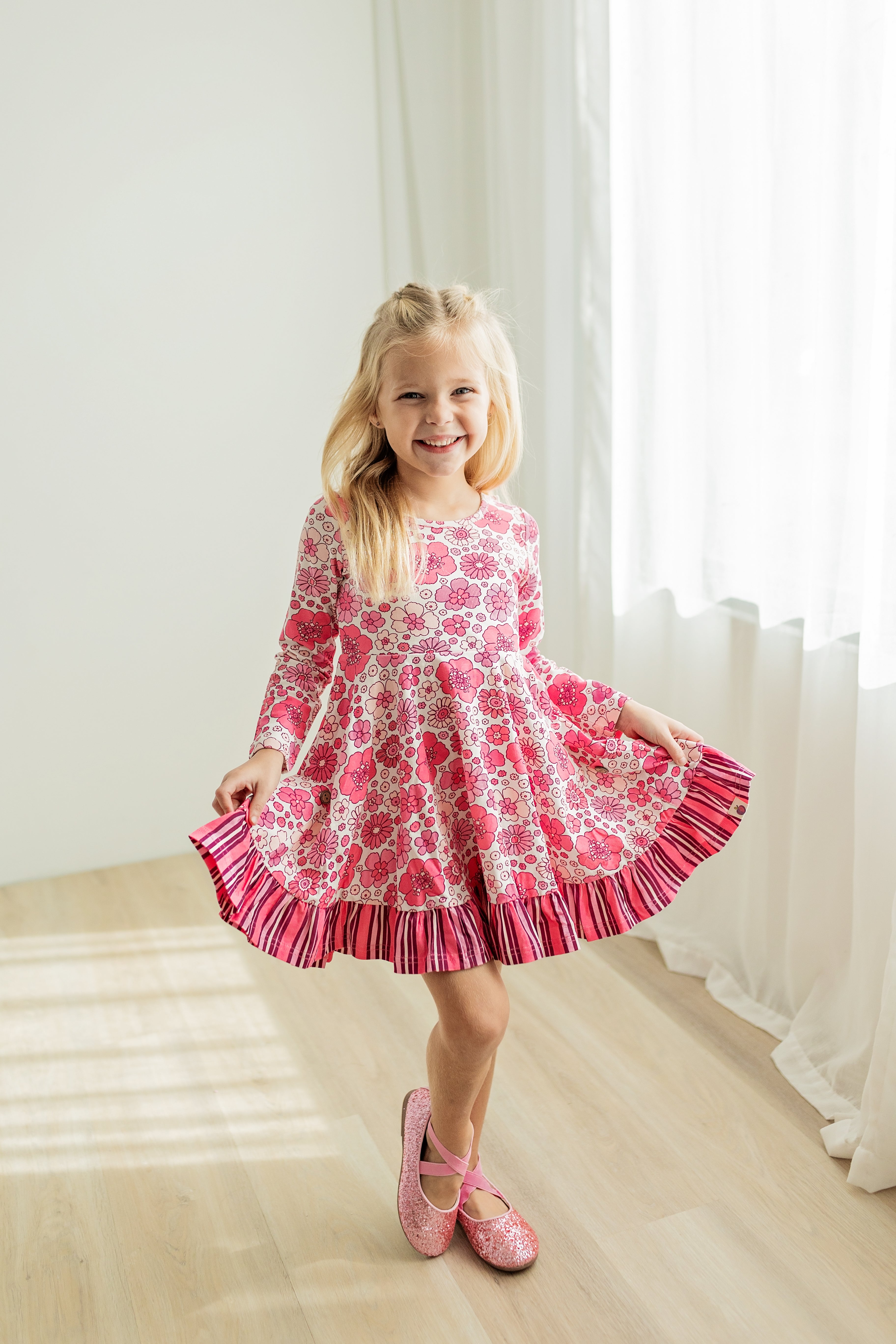 Elara Knit Dress - Blossoms & Bliss