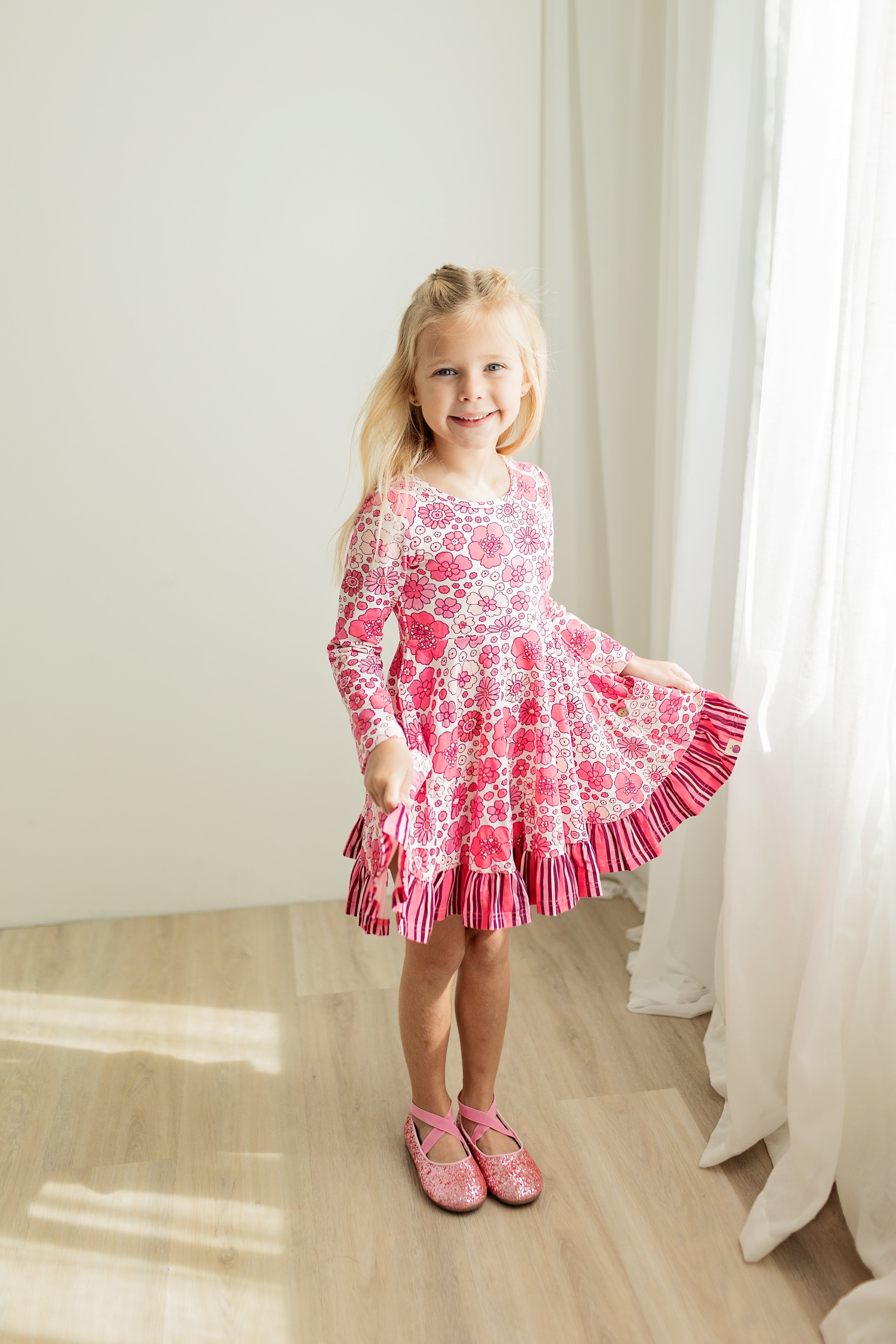 Elara Knit Dress - Blossoms & Bliss