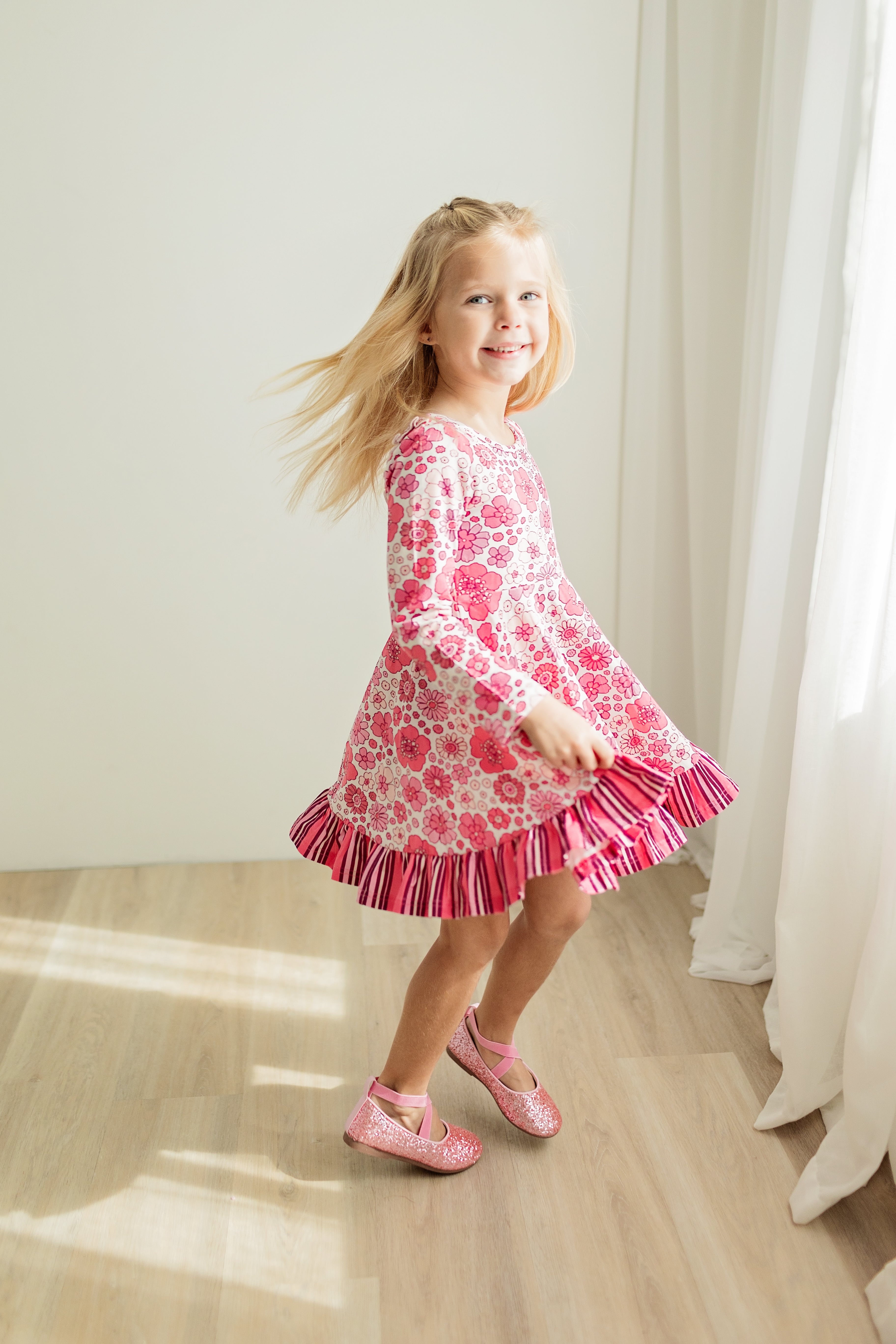 Elara Knit Dress - Blossoms & Bliss