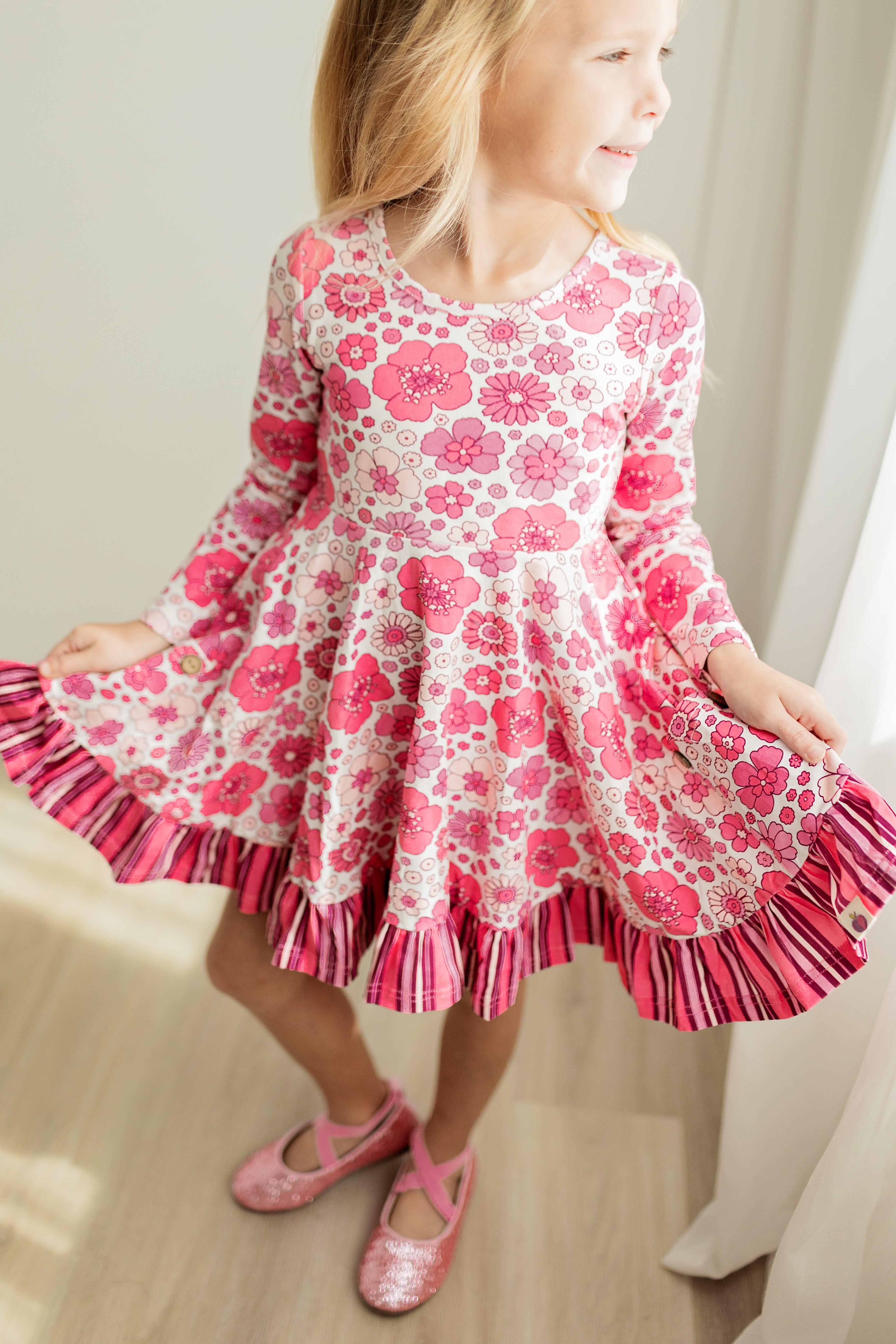 Elara Knit Dress - Blossoms & Bliss