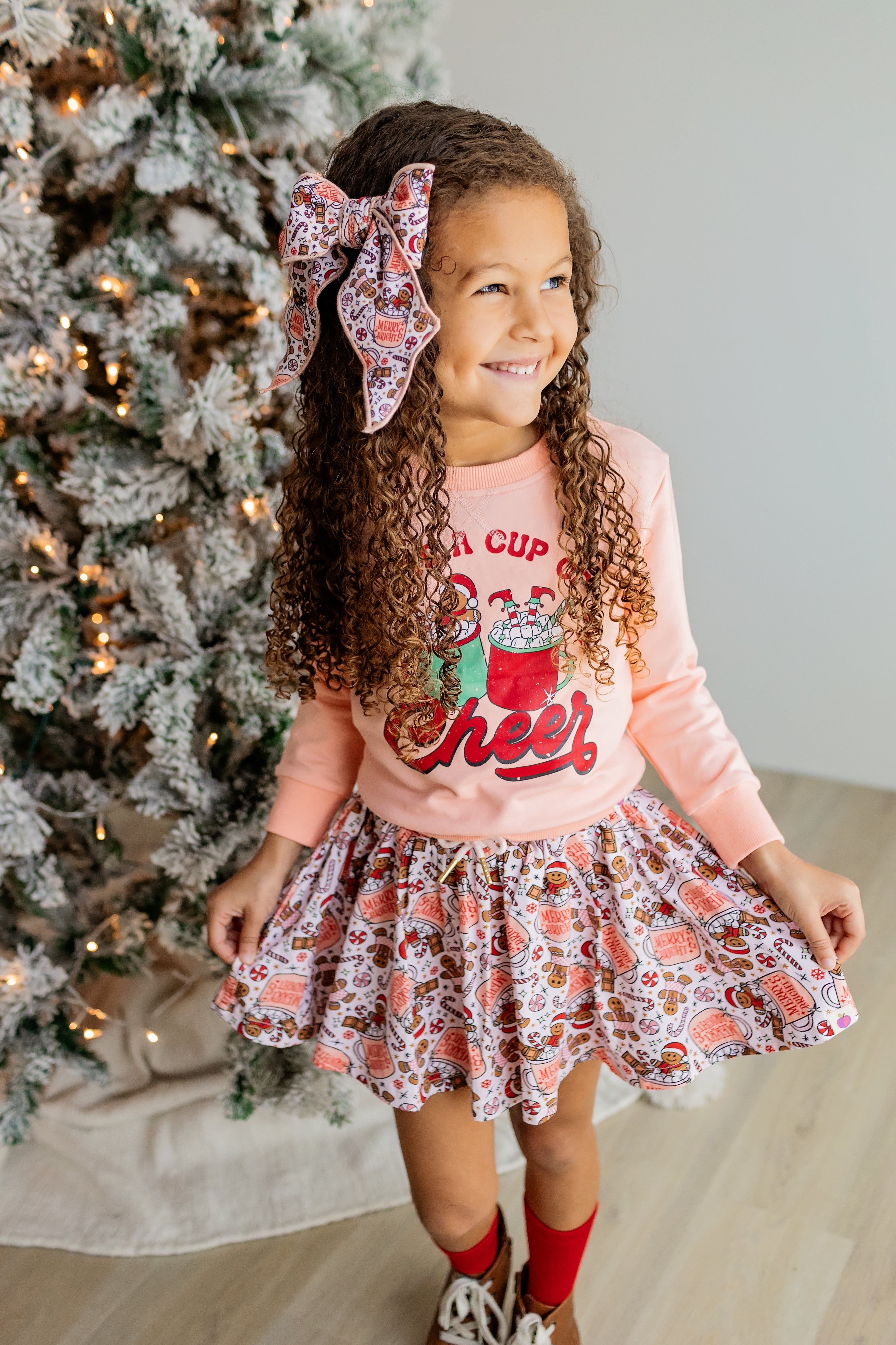 Oversized Hair Clip - Have A Cup Of Cheer