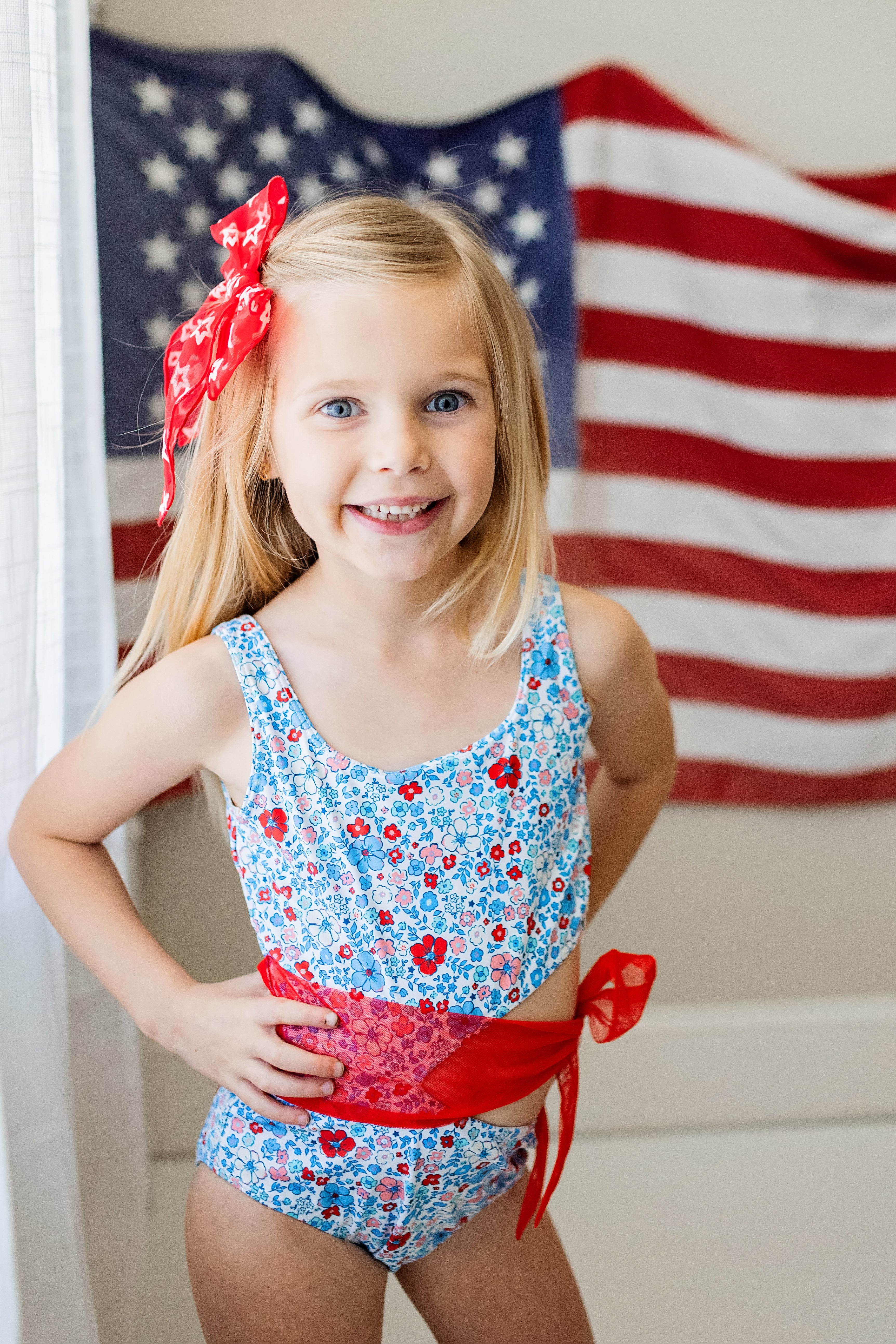Reese Swimsuit - American Blossom
