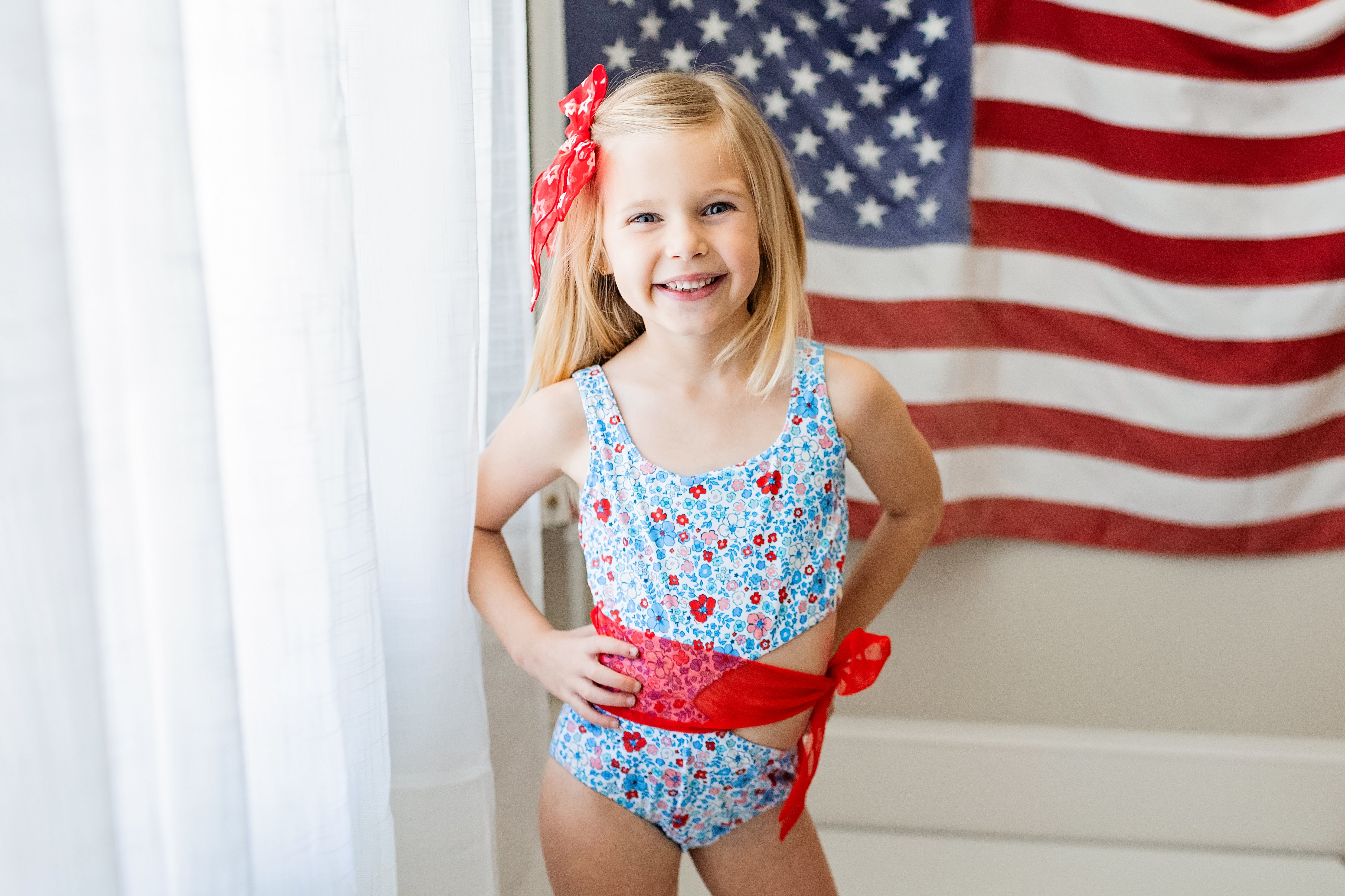 Reese Swimsuit - American Blossom