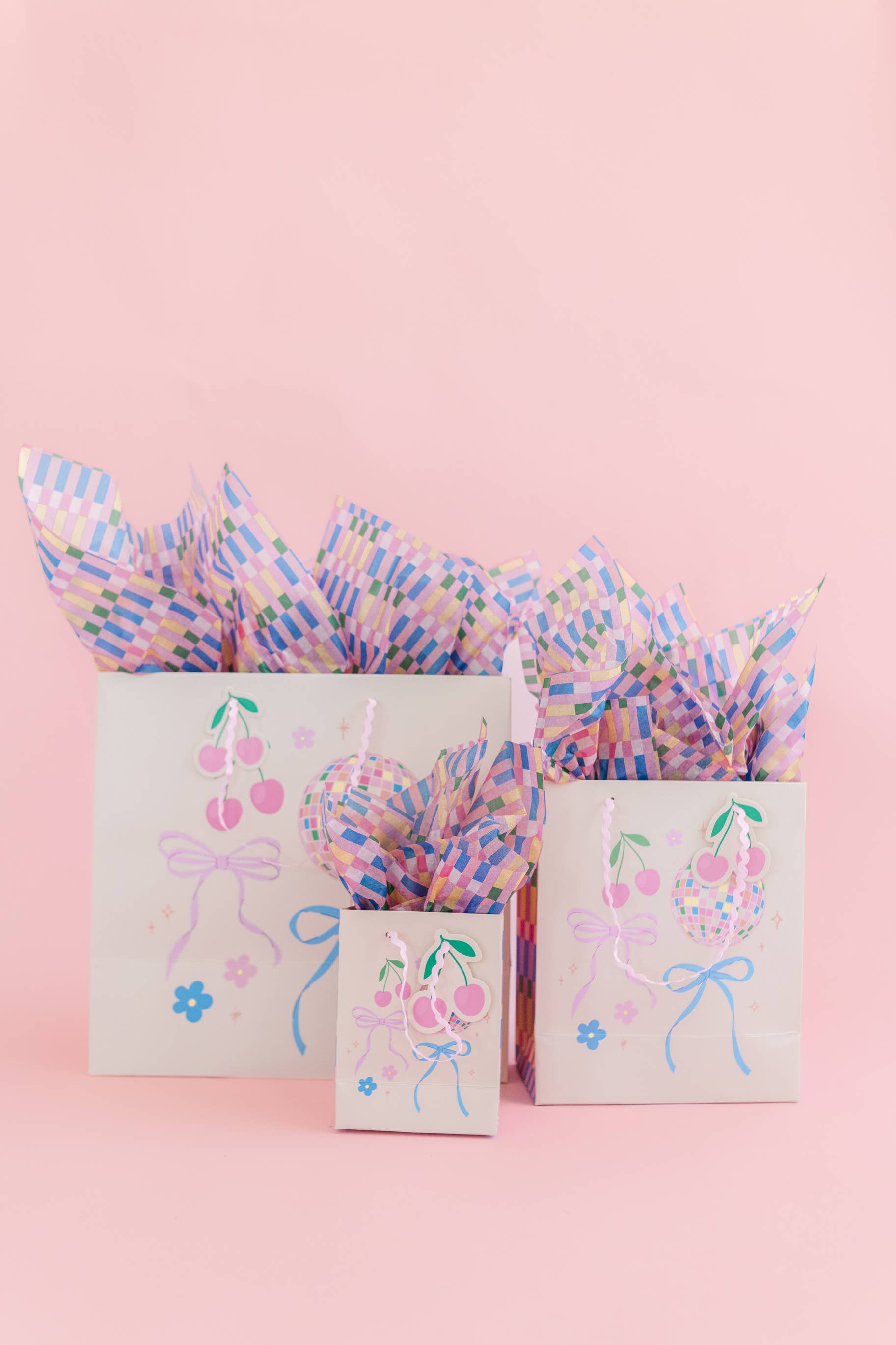 Disco Ball Bows Gift Bag