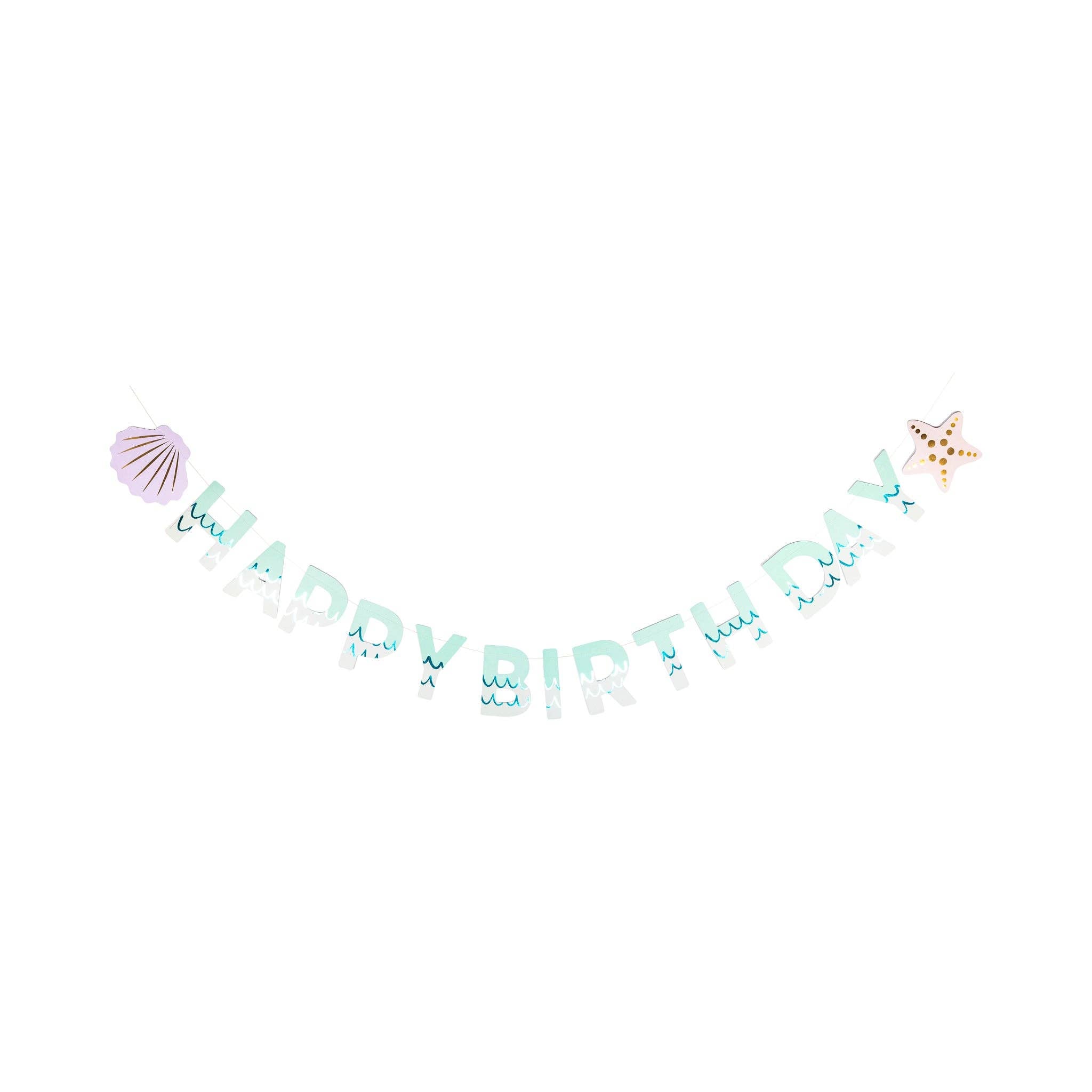 Under the Sea Birthday Jumbo Banner Set