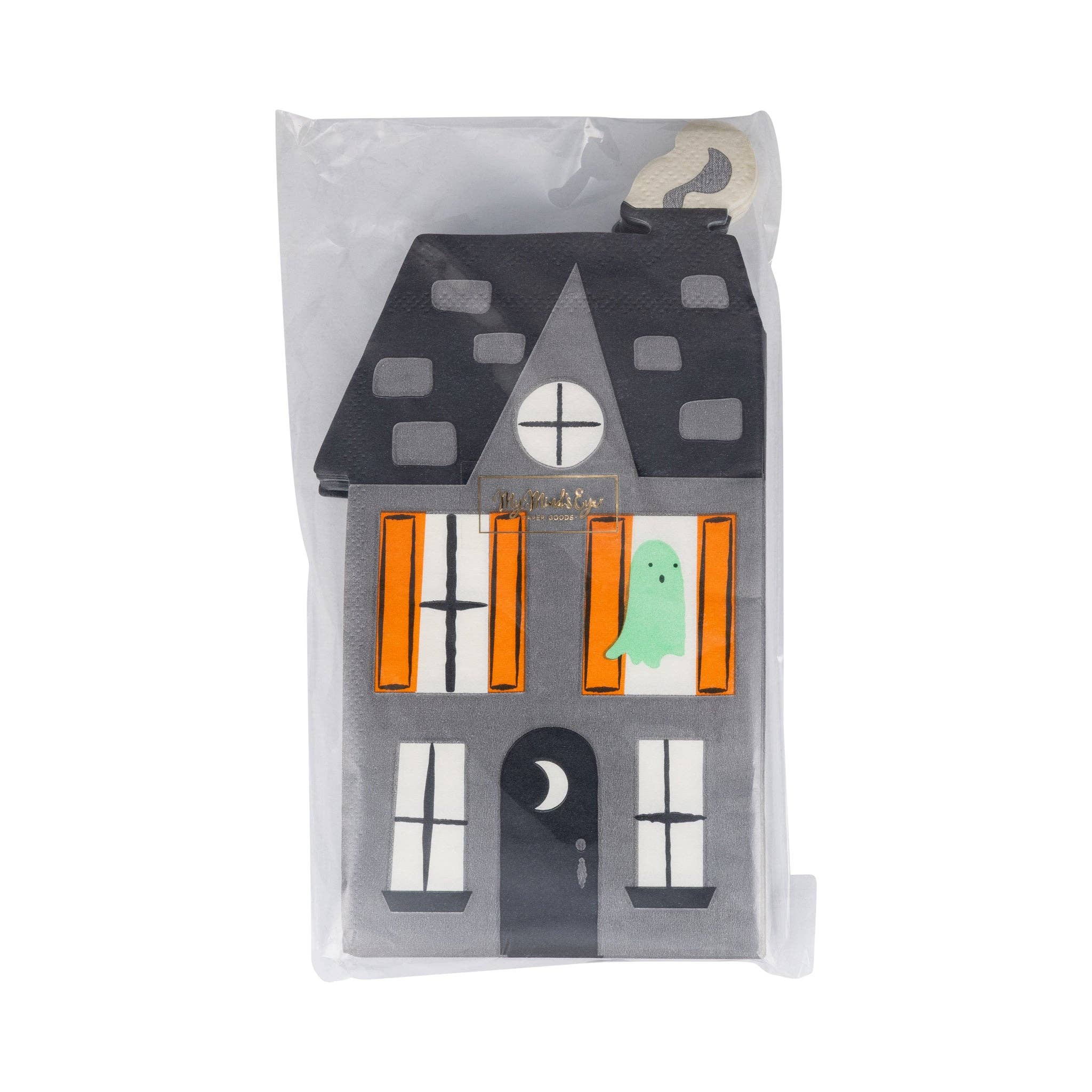 Tricks & Treats House Dinner Napkin - 24 PK