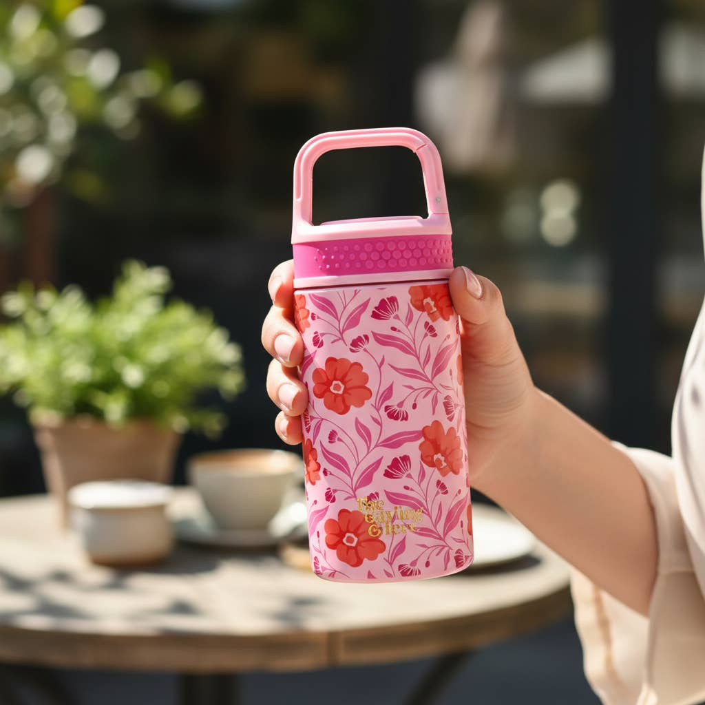 6 oz Lil' Bitty Bottle–Poppin' Petals Hot Pink