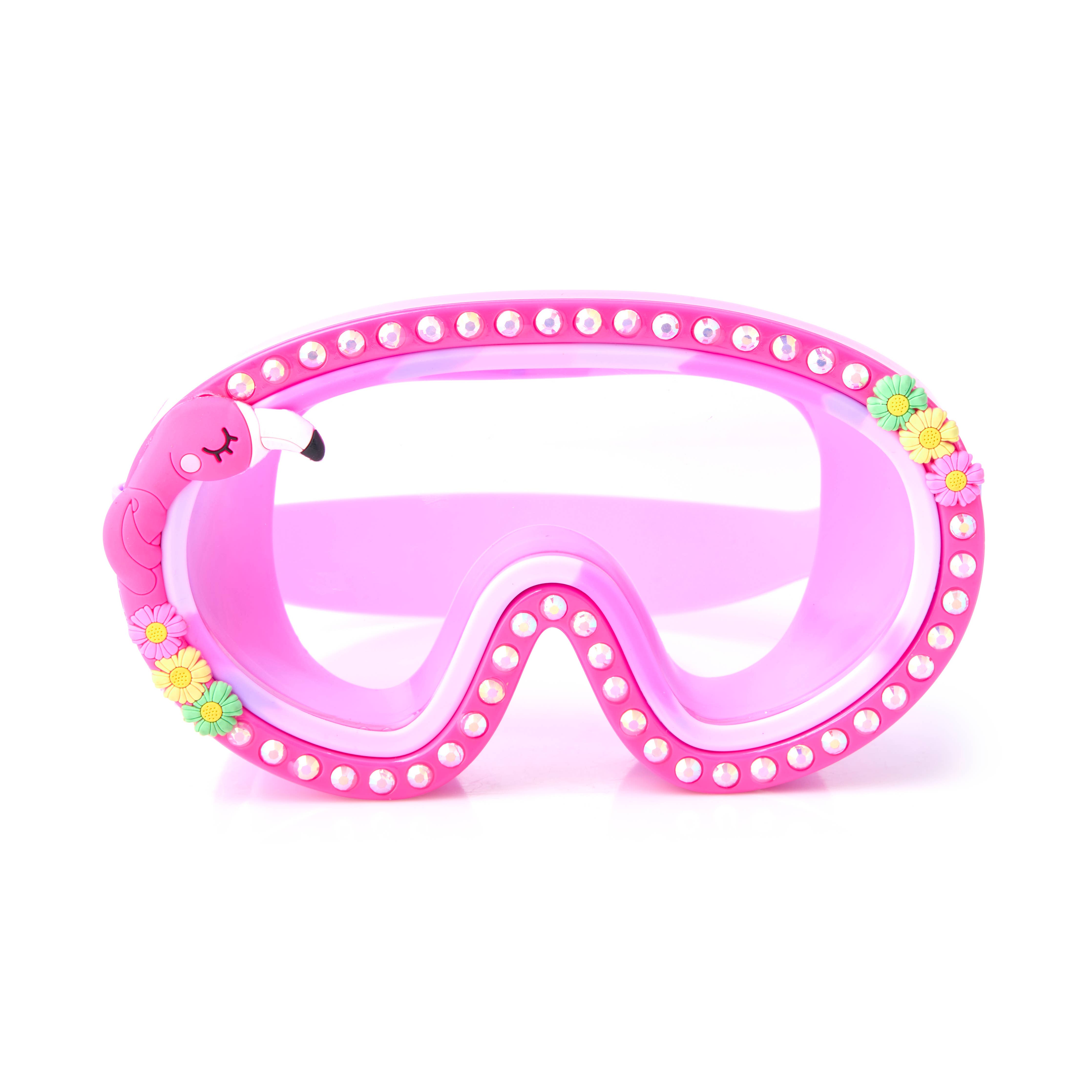 Flamingo Pink Kids' Swim Mask