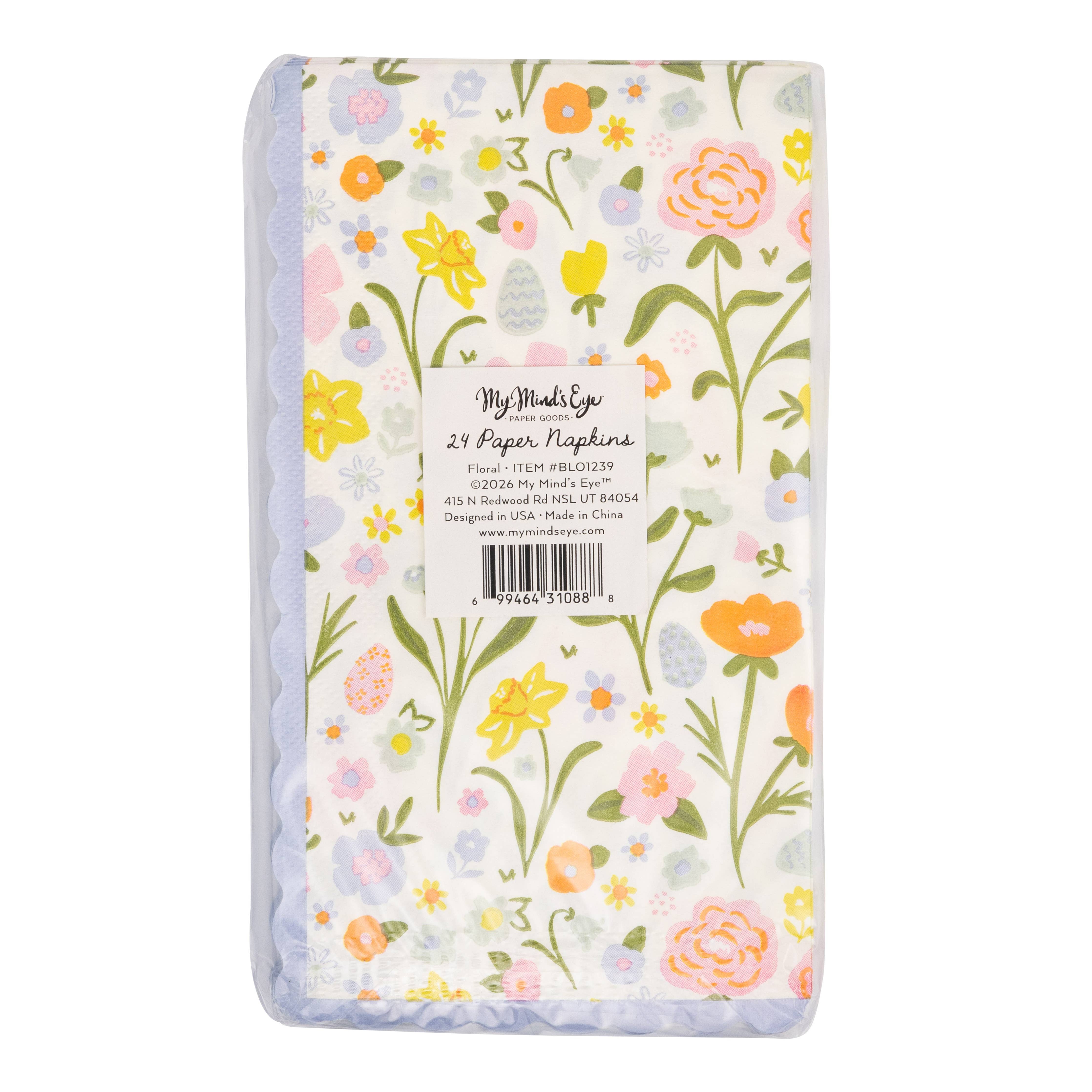 Blossom Floral Dinner Napkin - 24 PK