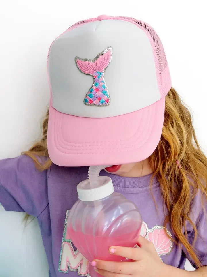 Sweet Wink Hat - Mermaid Patch