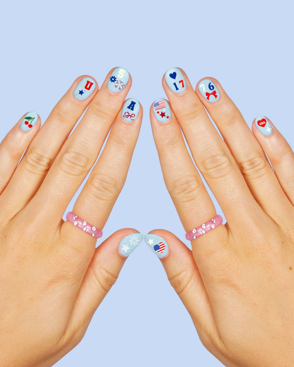 America 250 Nail Stickers