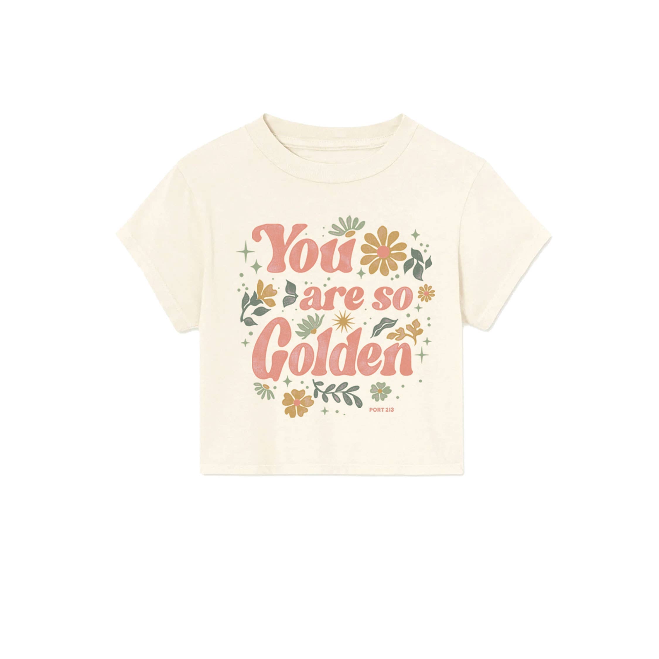 Golden Crop T-shirt