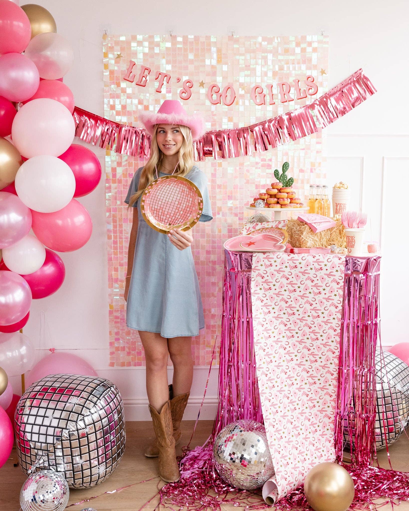 Disco Ball Paper Plate - 8 PK