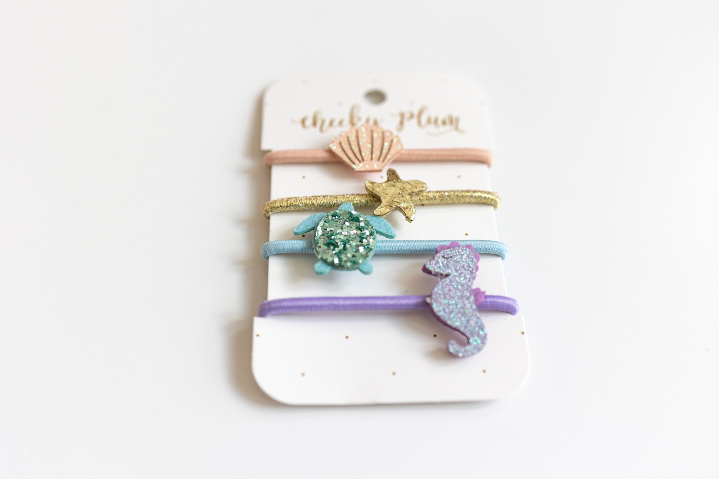 At The Beach Ponytail Holders