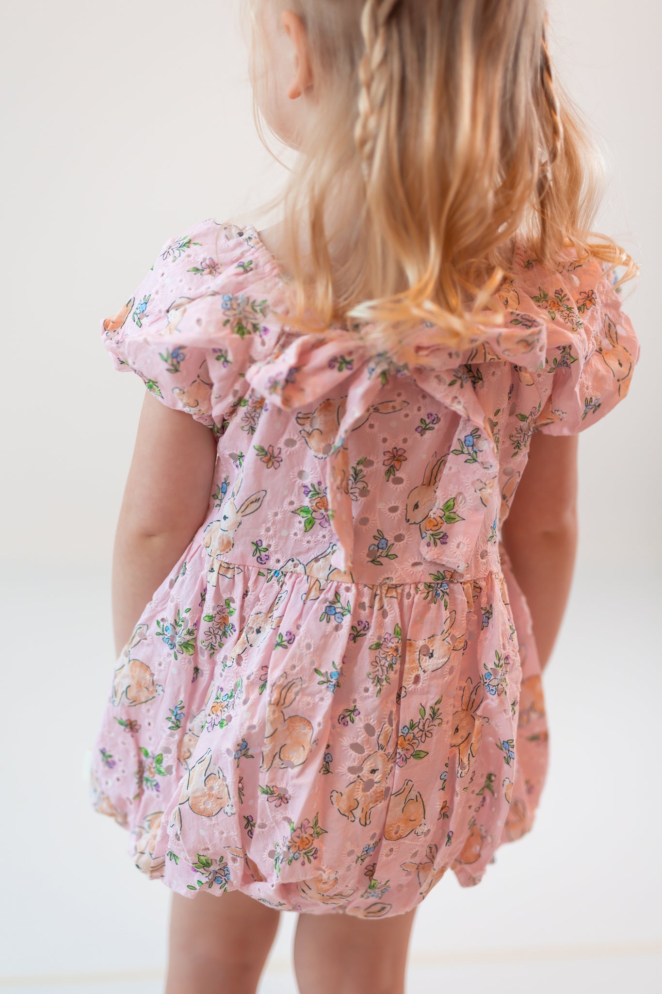 Eyelet Romper - Bunny Bliss