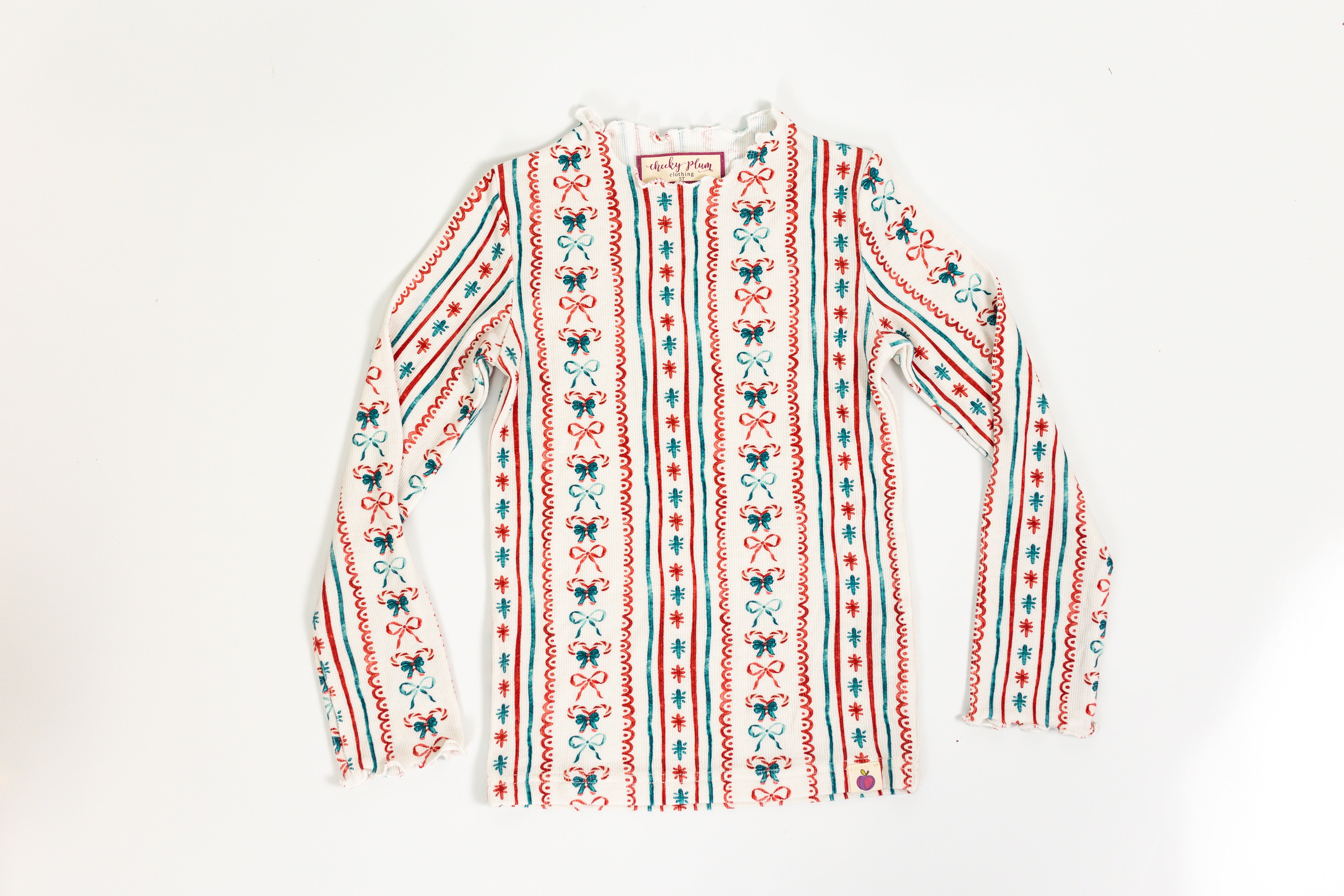 Parker Corduroy Jumper Set - Festive Stripes