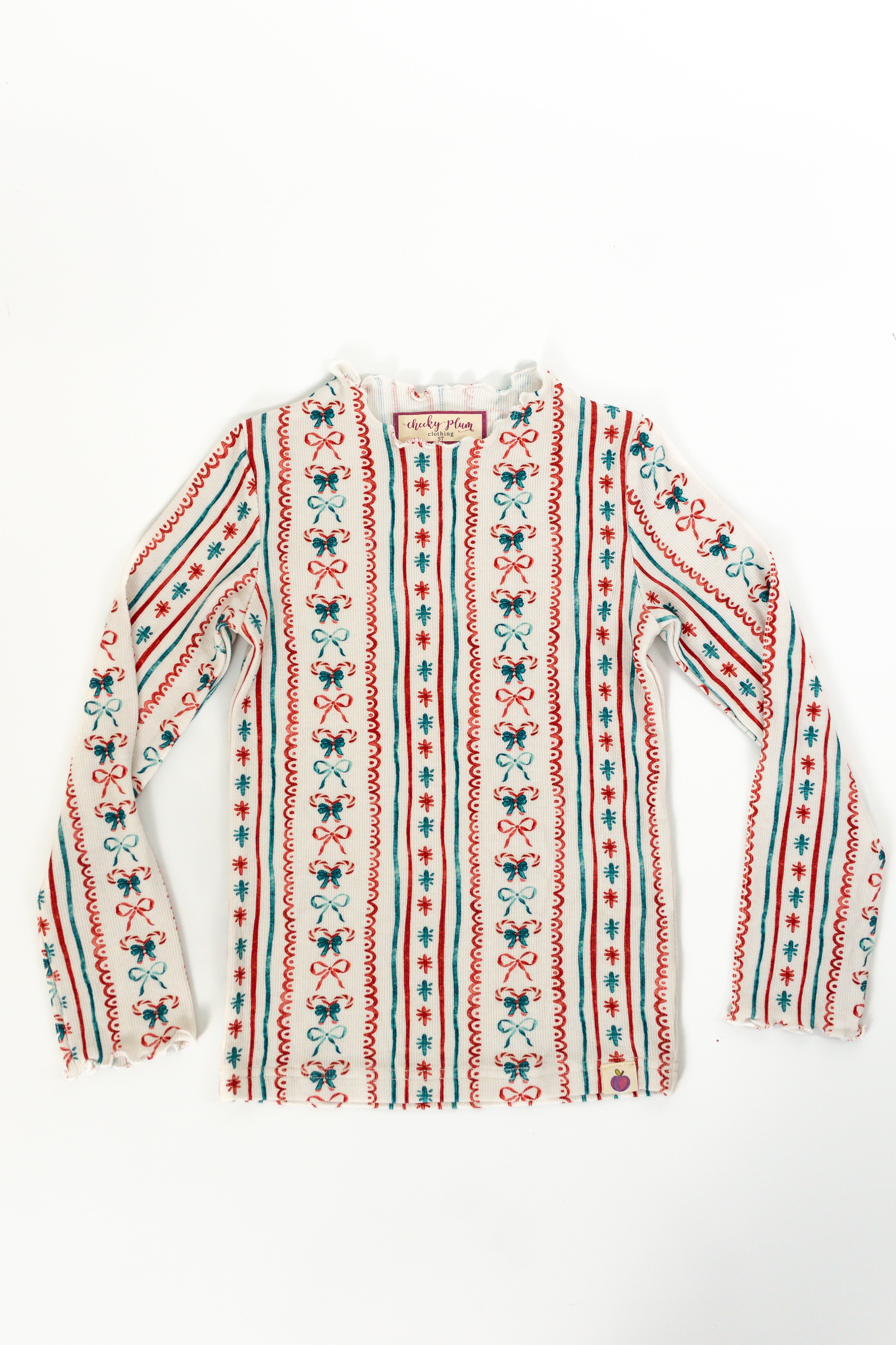 Parker Corduroy Jumper Set - Festive Stripes