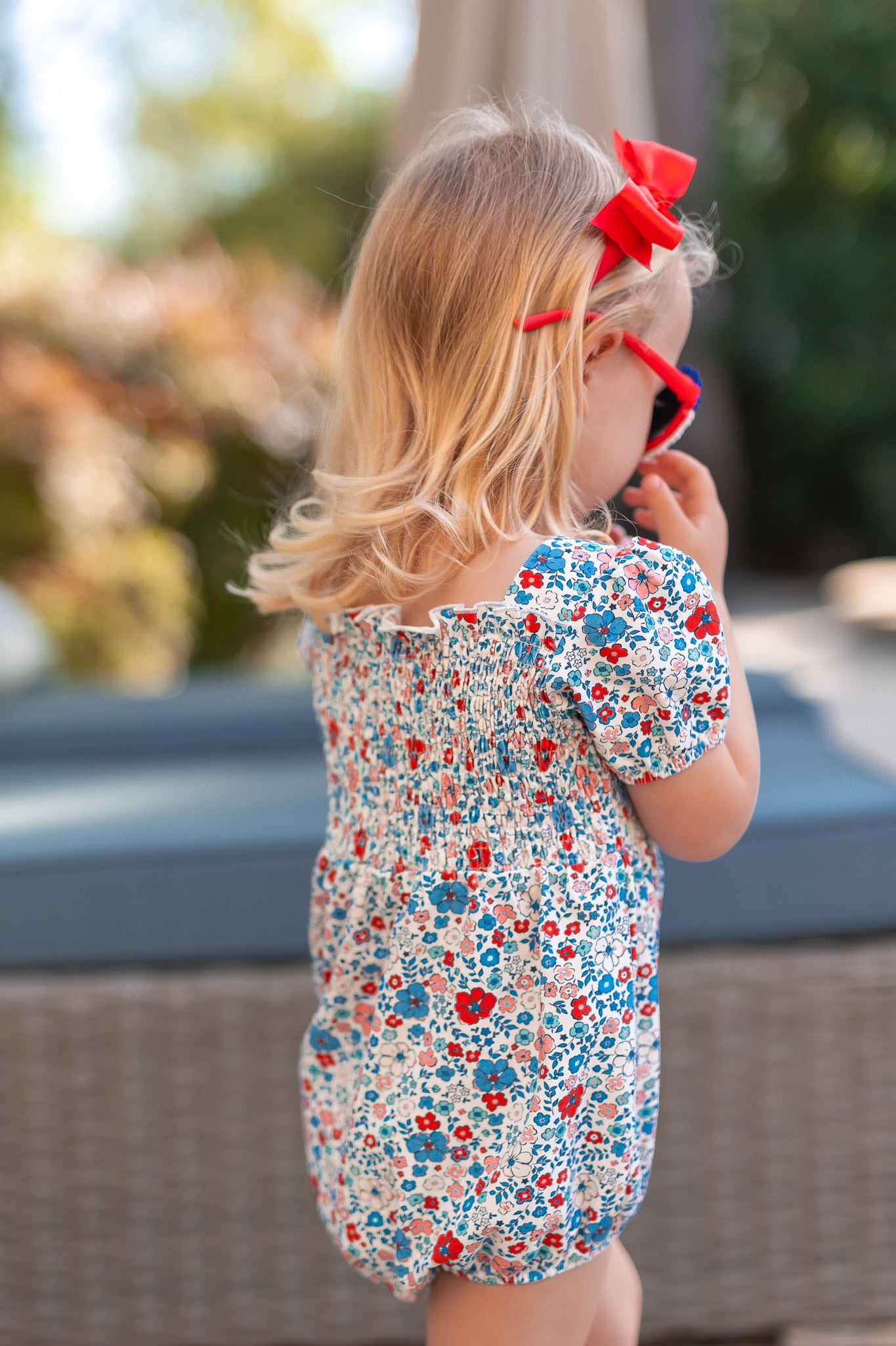 Bubble Romper - American Blossom