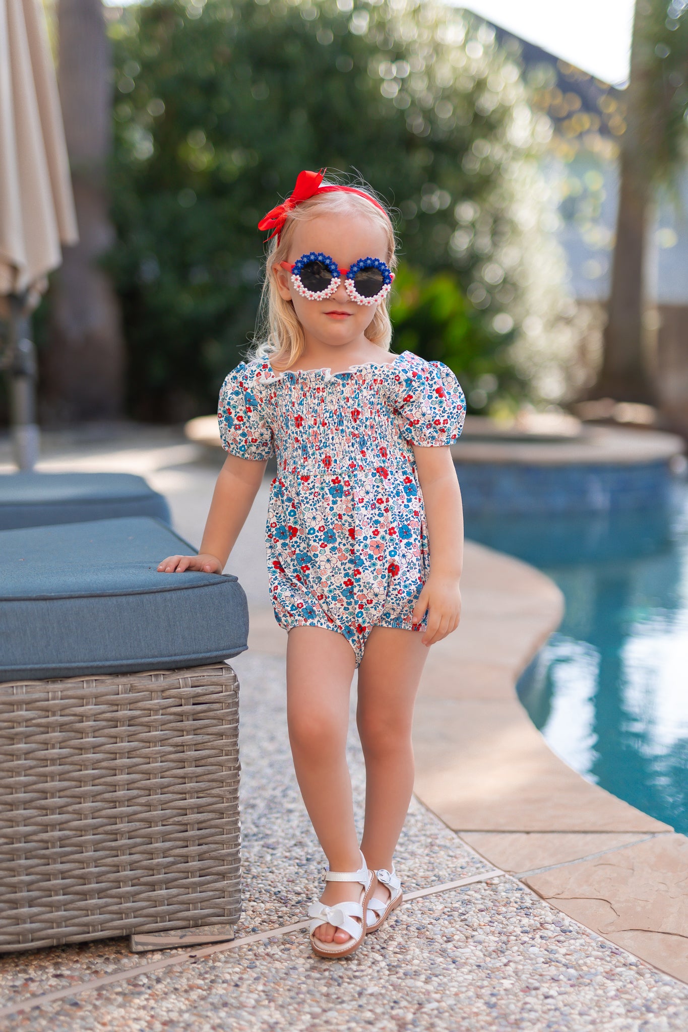 Bubble Romper - American Blossom